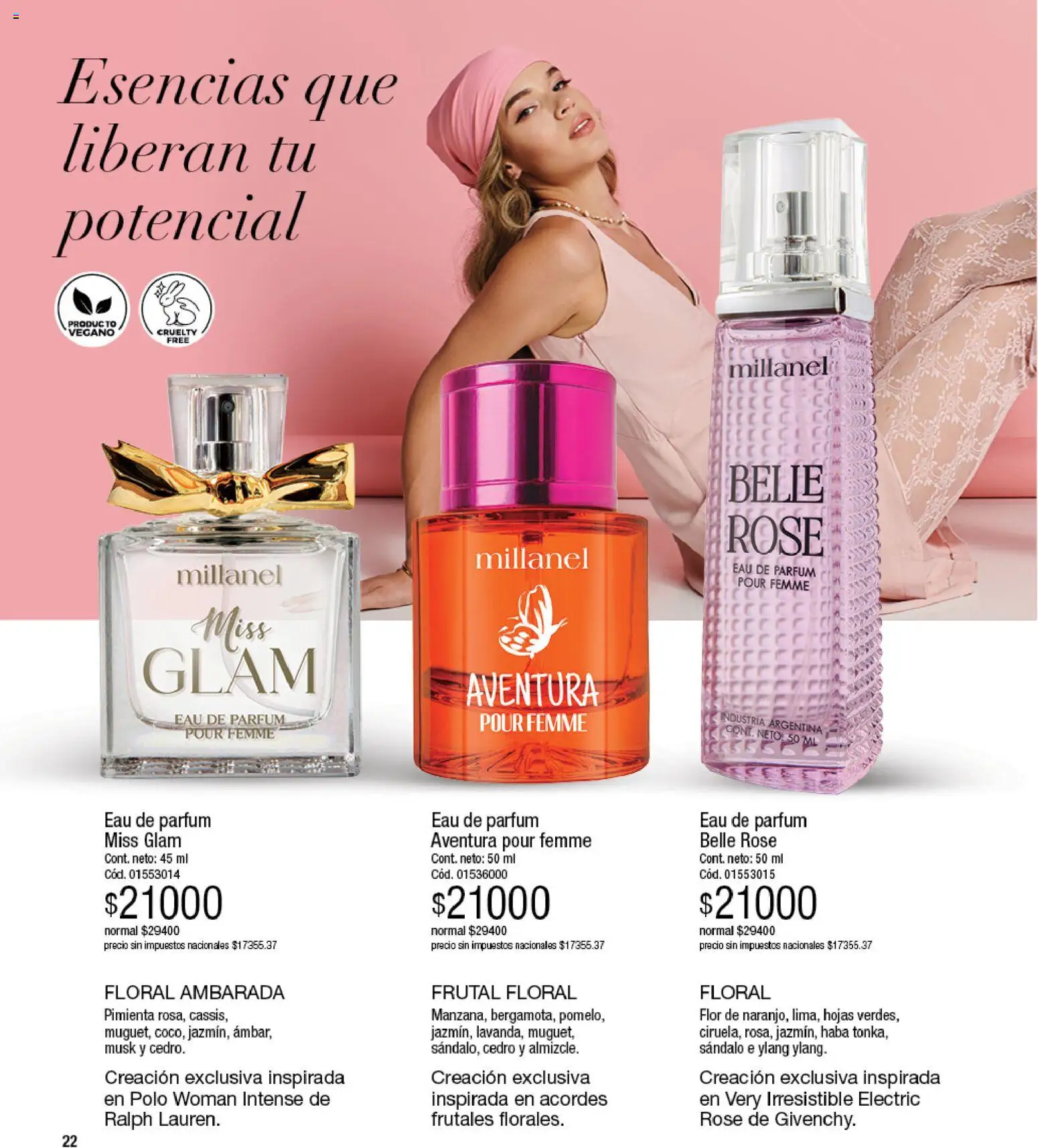 Millanel - Catálogo │ válido desde el 17/08/2026 | Página: 22 | Productos: Pimienta, Esencias