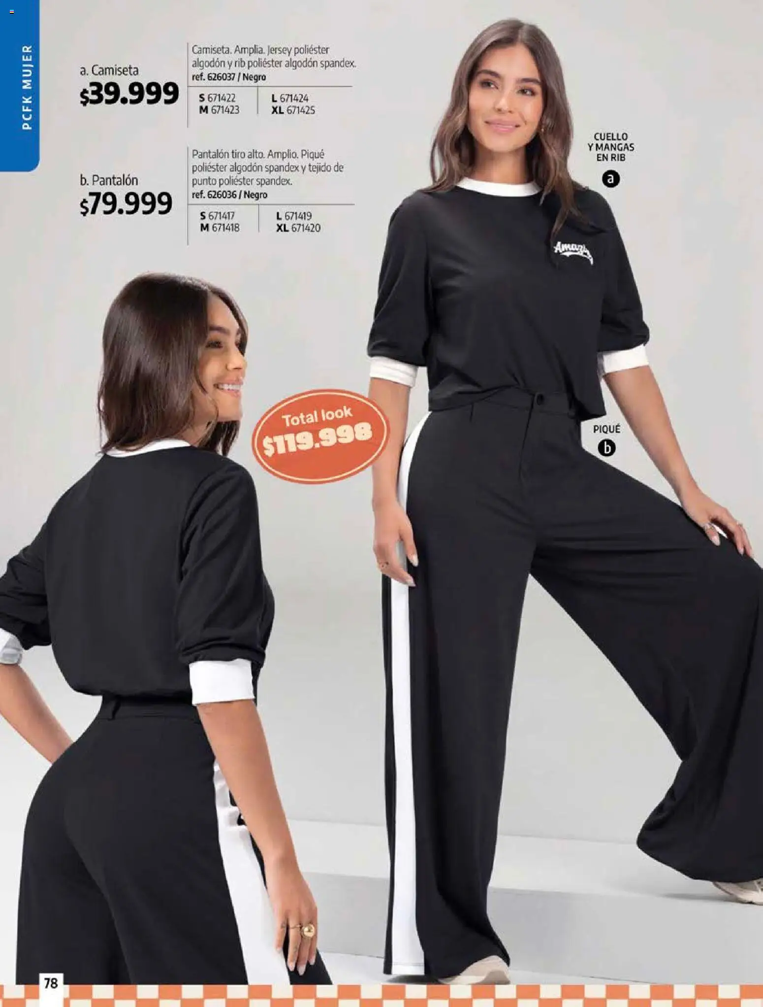 Pacifika revista - valida desde el 18/09/2026 | Página: 78 | Productos: Algodón, Camiseta, Cuello