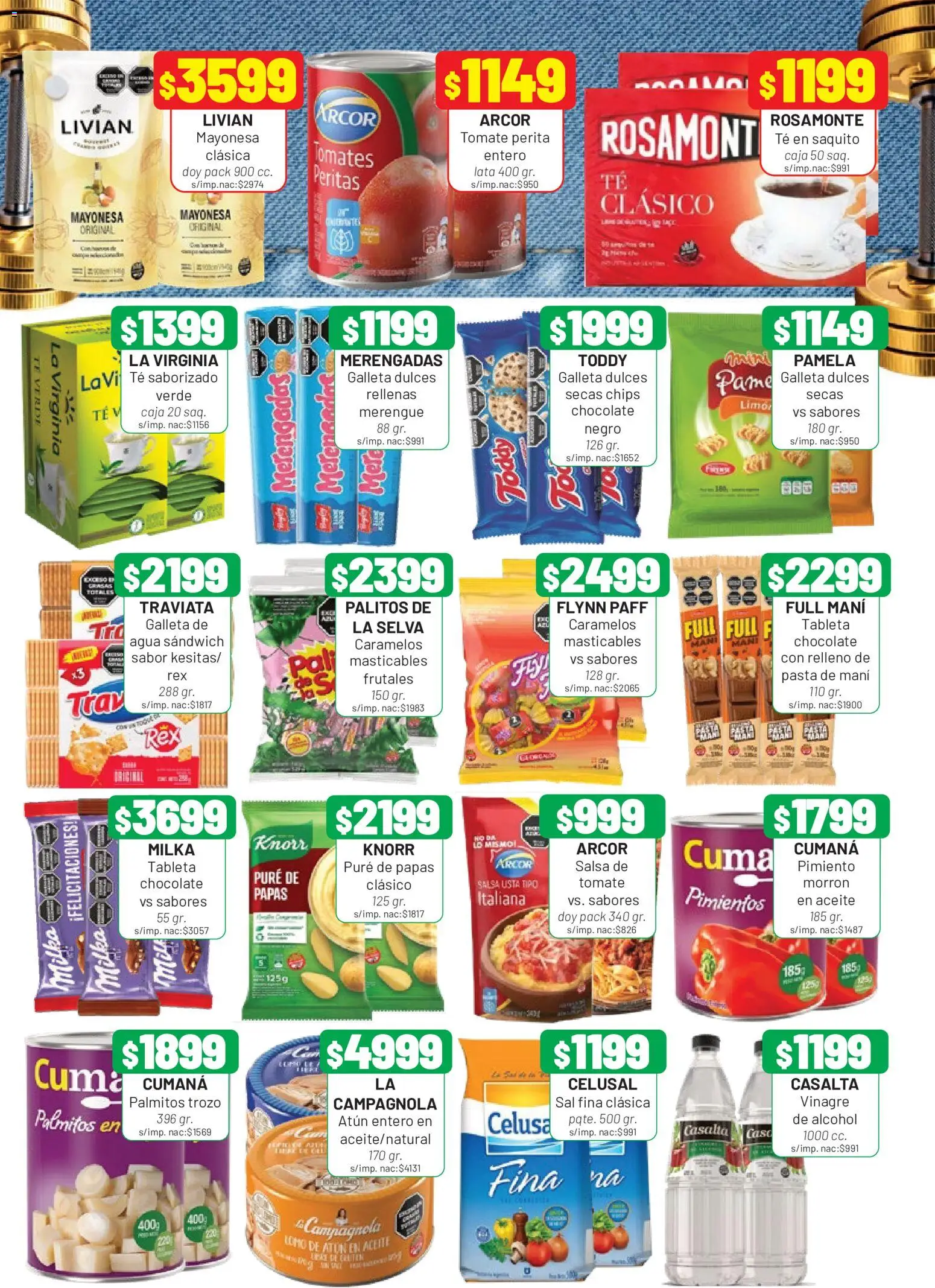 Almacor catálogo │ válido desde el 03/09/2026 | Página: 6 | Productos: Tableta, Sal, Atún, Pimiento
