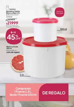 Vista previa Tupperware Folleto válido desde el 01/07/2026 | Página: 4 | Productos: Heladera