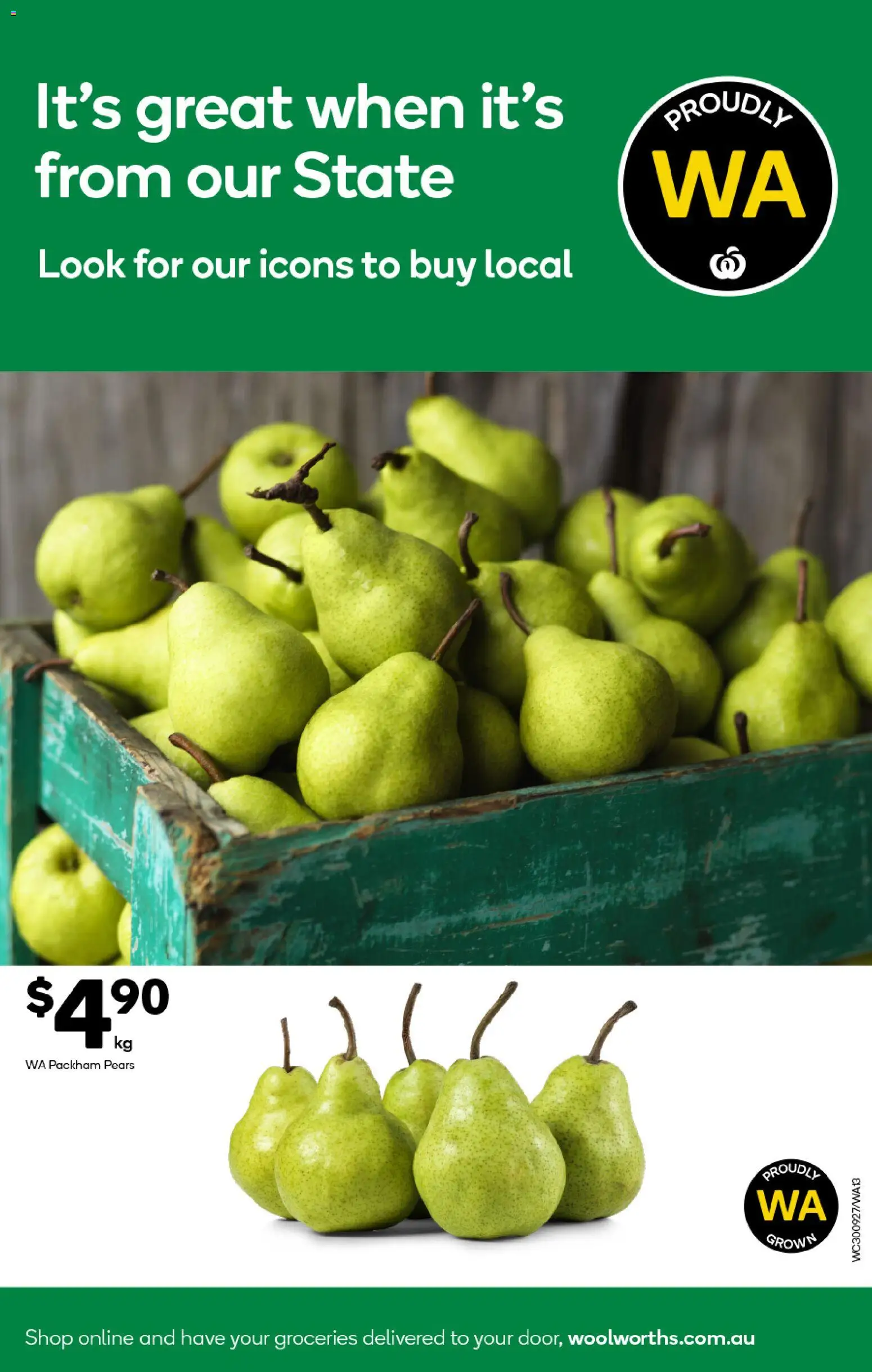 Woolworths catalogue - valid from 30/09/2026 | Page: 13 | Products: Pears
