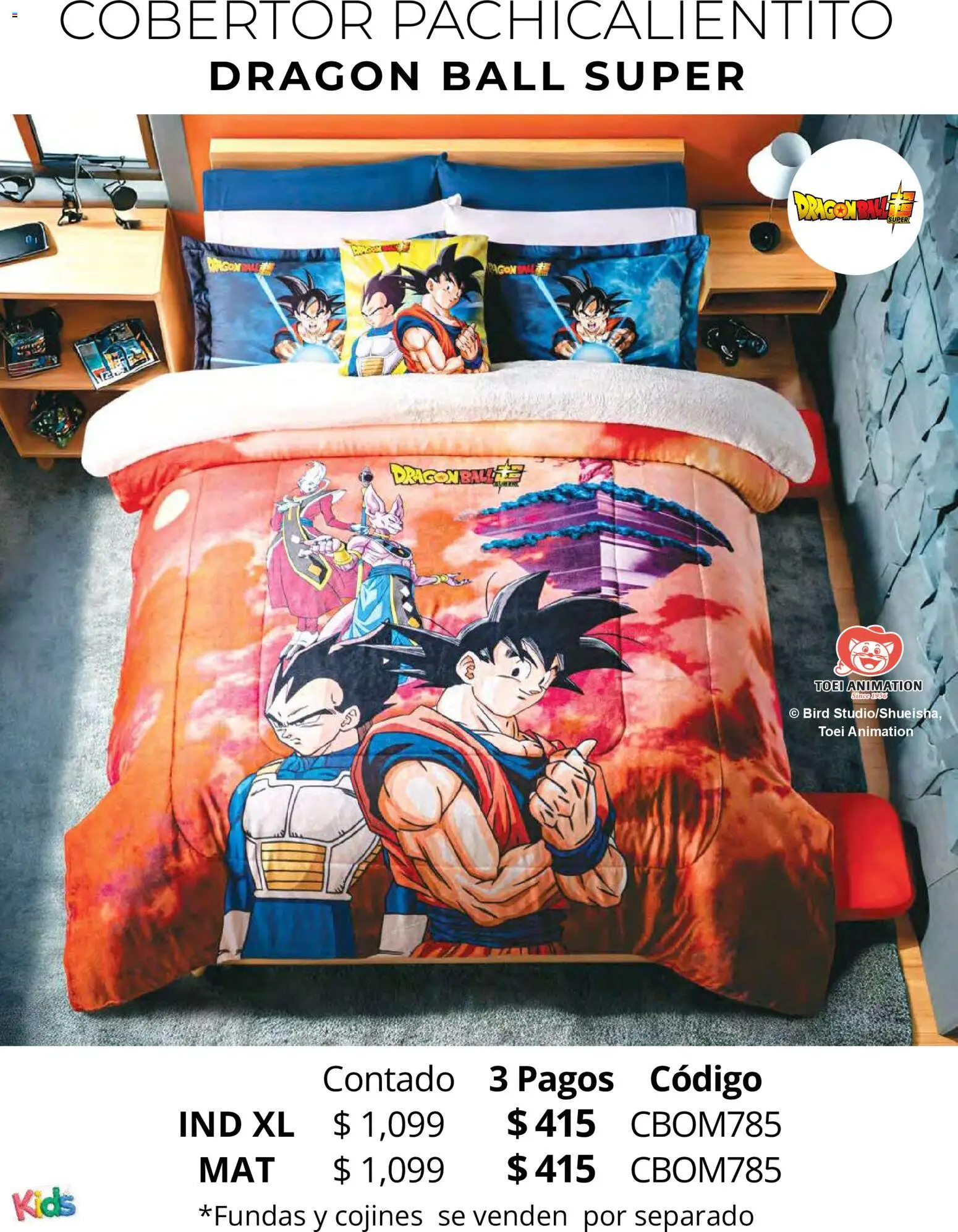 Nuevas ofertas de Colchas Concord válidas en toda la República Mexicana desde el 01.05.2026. ¡Encuentra las mejores ofertas en Colchas Concord catálogo Kids! | Página: 87 | Productos: Cobertor