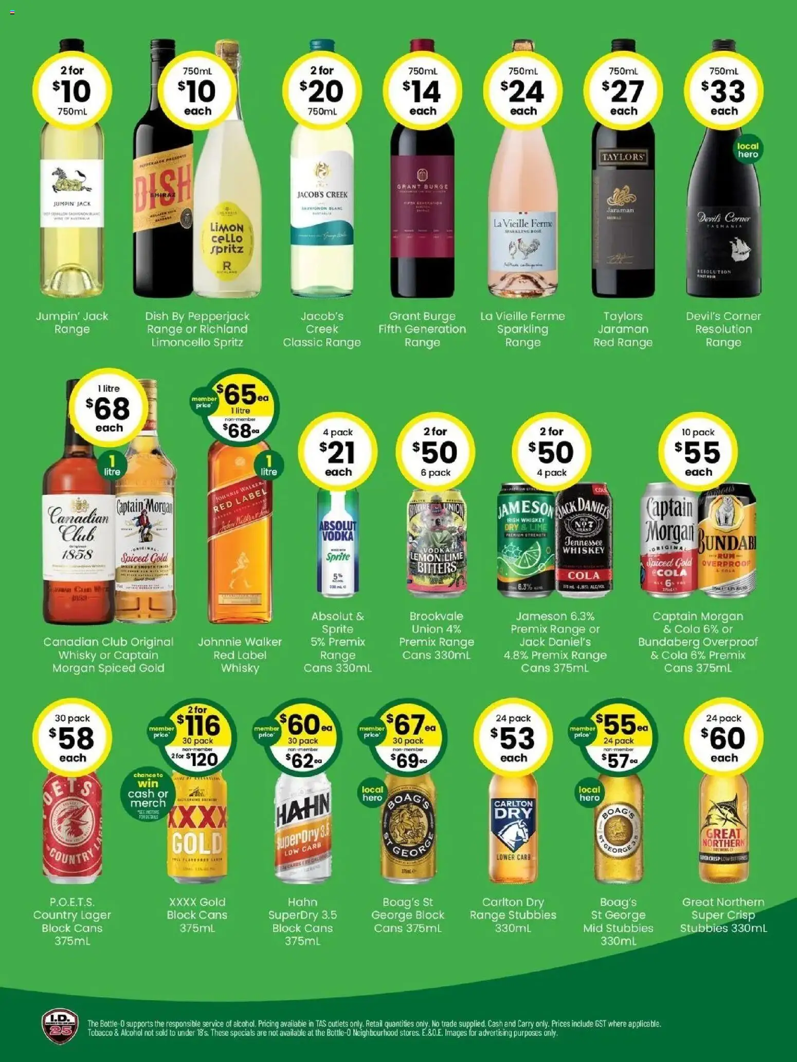 The Bottle-O catalogue - valid from 21/06/2026 | Page: 2 | Products: Vodka, Whiskey, Lemon, Lime