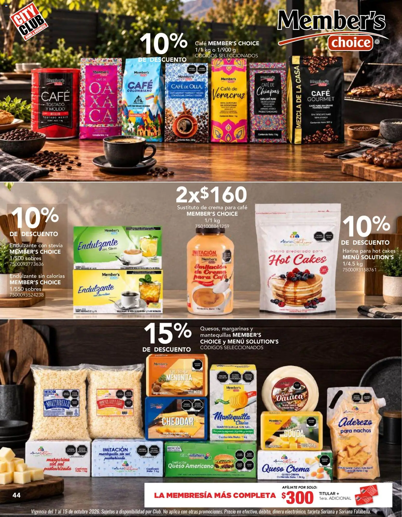 Nuevas ofertas de City Club válidas en toda la República Mexicana desde el 01/10/2026. ¡Encuentra las mejores ofertas en City Club catálogo! | Página: 44