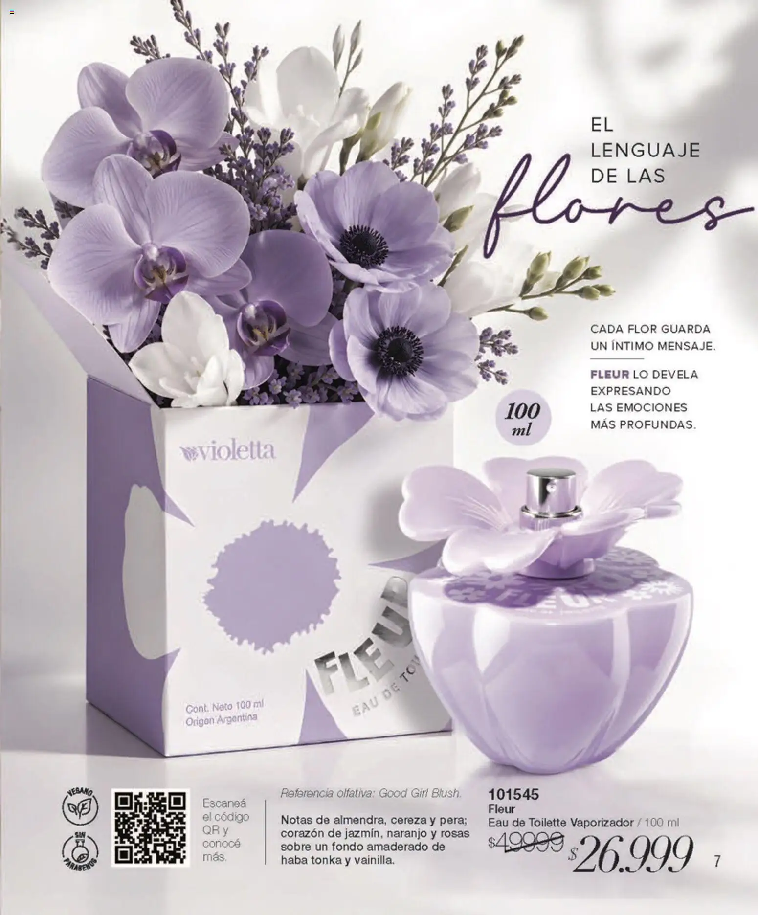 Violetta catálogo │ válido desde el 18/09/2026 | Página: 8 | Productos: Flores, Sobre, Eau de toilette