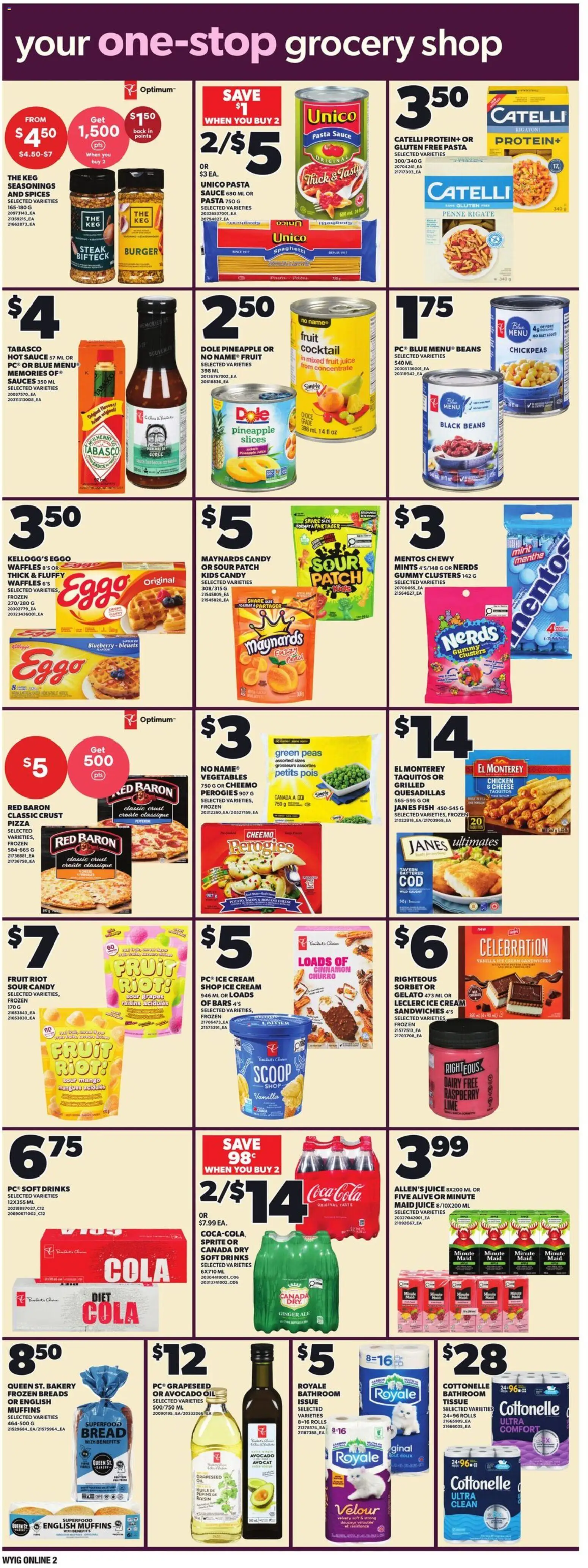 Loblaws flyer valid from 21.05.2026 | Page: 8 | Products: Milk, Cheese, Chocolate, Chicken