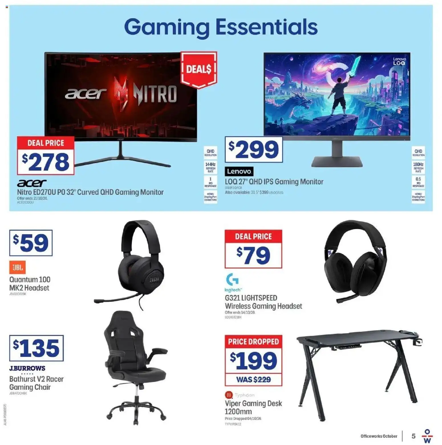 Officeworks catalogue - valid from 01/10/2026 | Page: 5