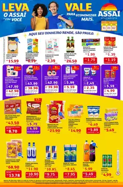 Assaí Atacadista ofertas - SP - Pré-Visualização do folheto da loja Assaí Atacadista, válido de 31/07/2026 | Página: 1 | Produtos: Pó, Carne, Açúcar, Requeijão