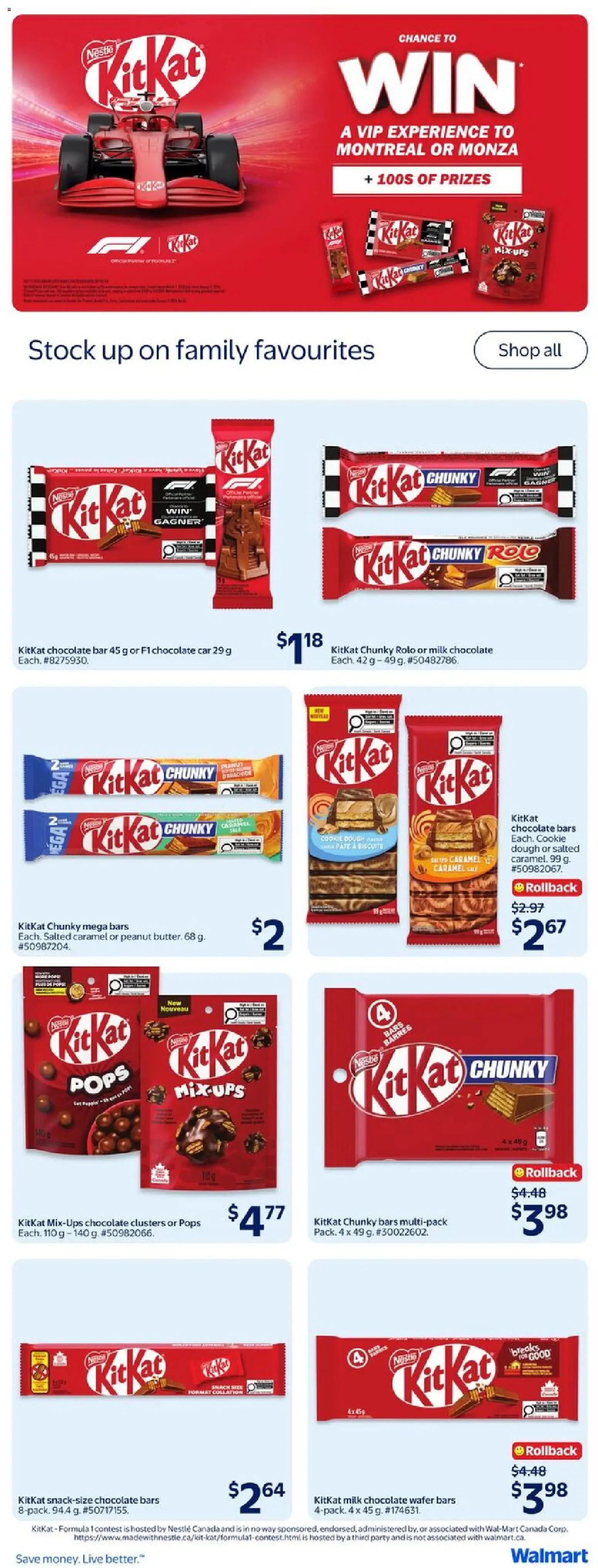 Walmart flyer valid from 21.05.2026 | Page: 14 | Products: Milk, Chocolate