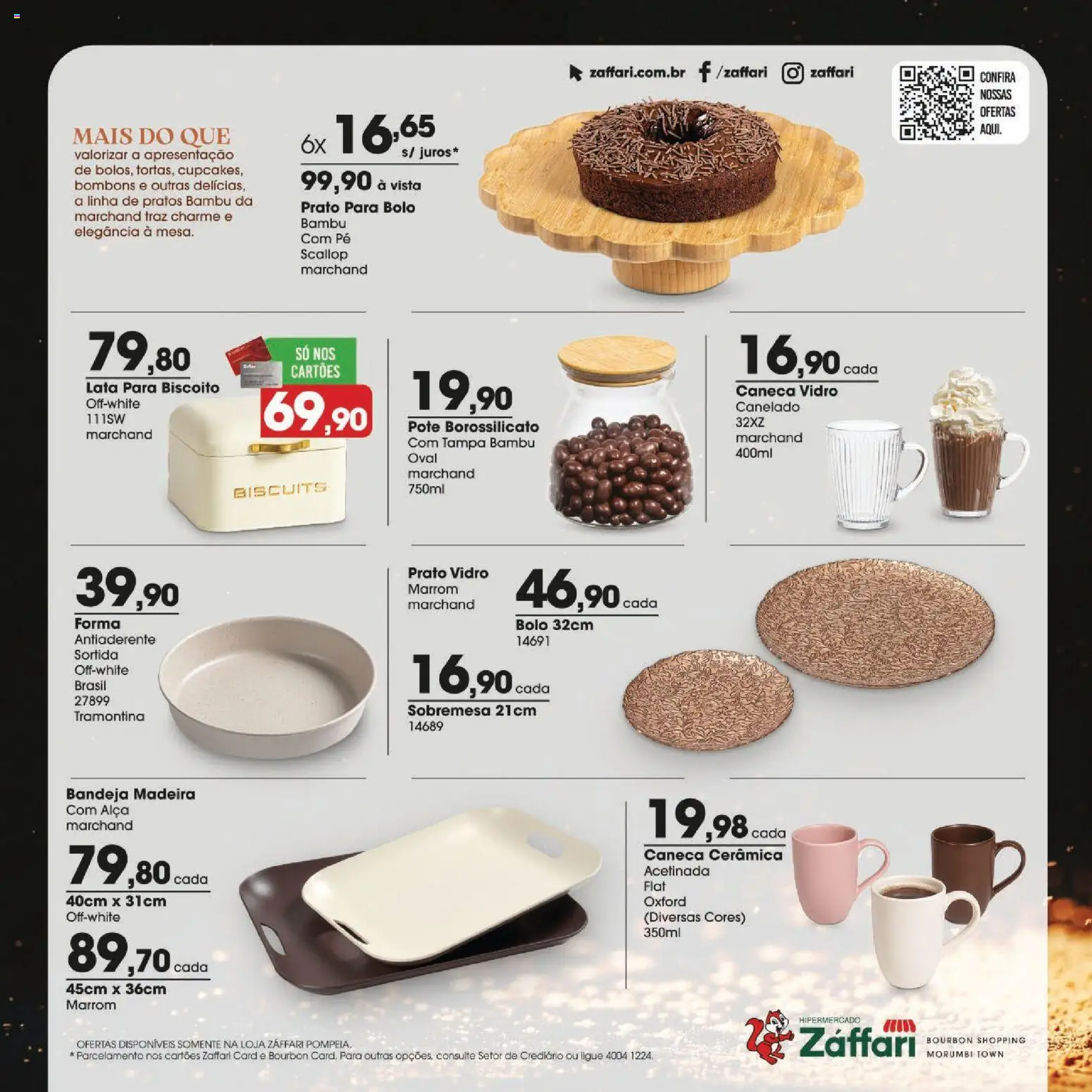 Zaffari Folheto - válido de 16/07/2026 | Página: 8 | Produtos: Biscoito, Caneca, Bourbon, Bandeja