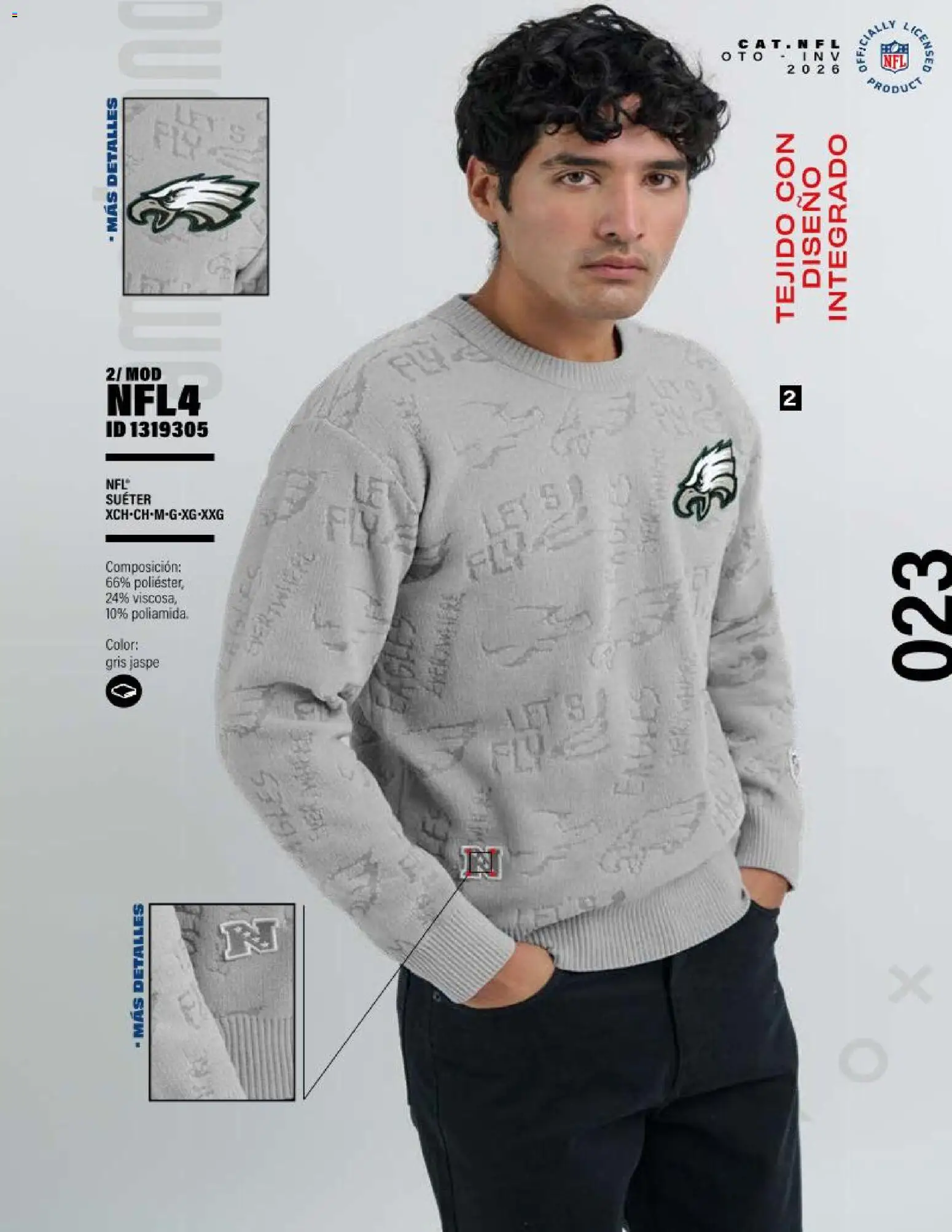 Nuevas ofertas de Price Shoes válidas en toda la República Mexicana desde el 01/09/2026. ¡Encuentra las mejores ofertas en Price Shoes catálogo NFL! | Página: 23 | Productos: Suéter