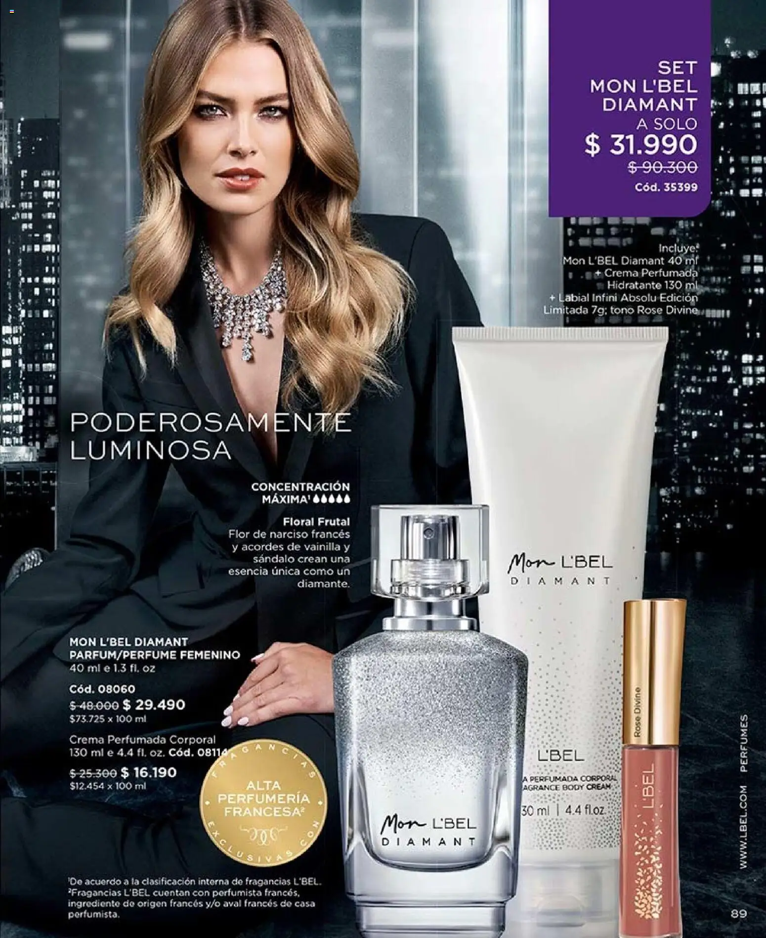 Catálogo L'Bel Campaña 12 │ válido desde el 07.07.2026 | Página: 89 | Productos: Body, Labial, Crema