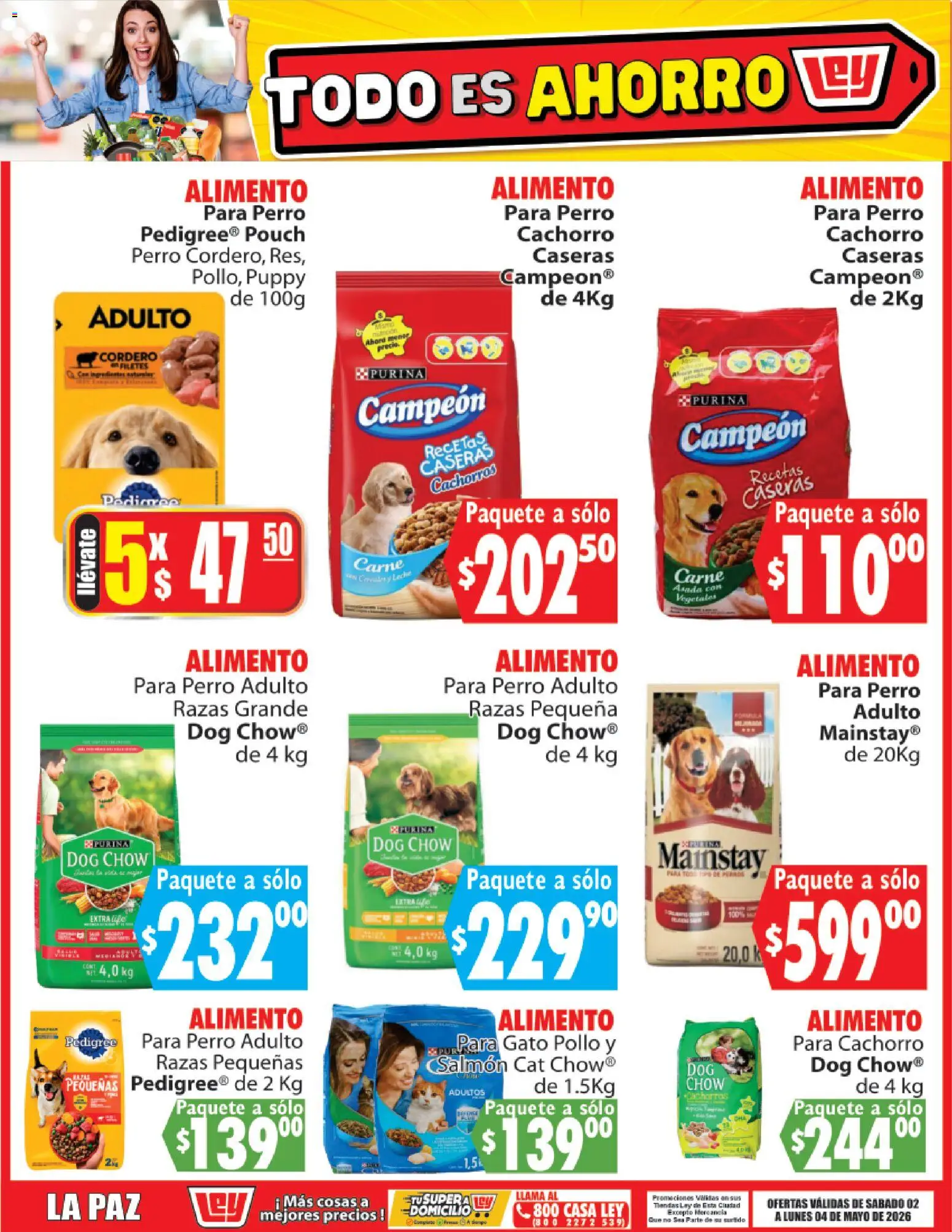 Nuevas ofertas de Casa Ley válidas en toda la República Mexicana desde el 02.05.2026. ¡Encuentra las mejores ofertas en Casa Ley folleto Todo es ahorro! | Página: 12 | Productos: Pollo, Cereales