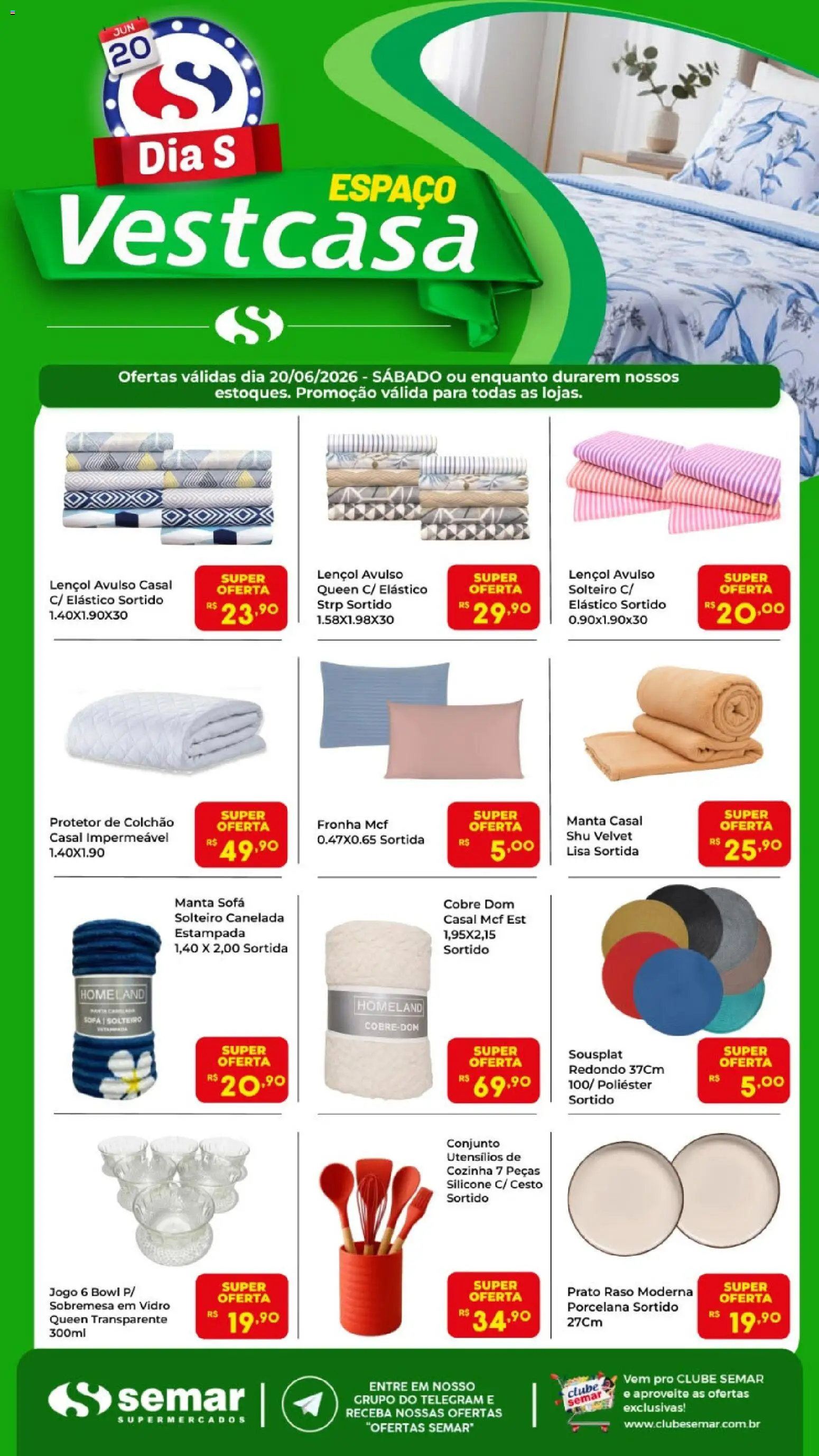 Semar Supermercado Folheto - válido de 20.06.2026 | Página: 1