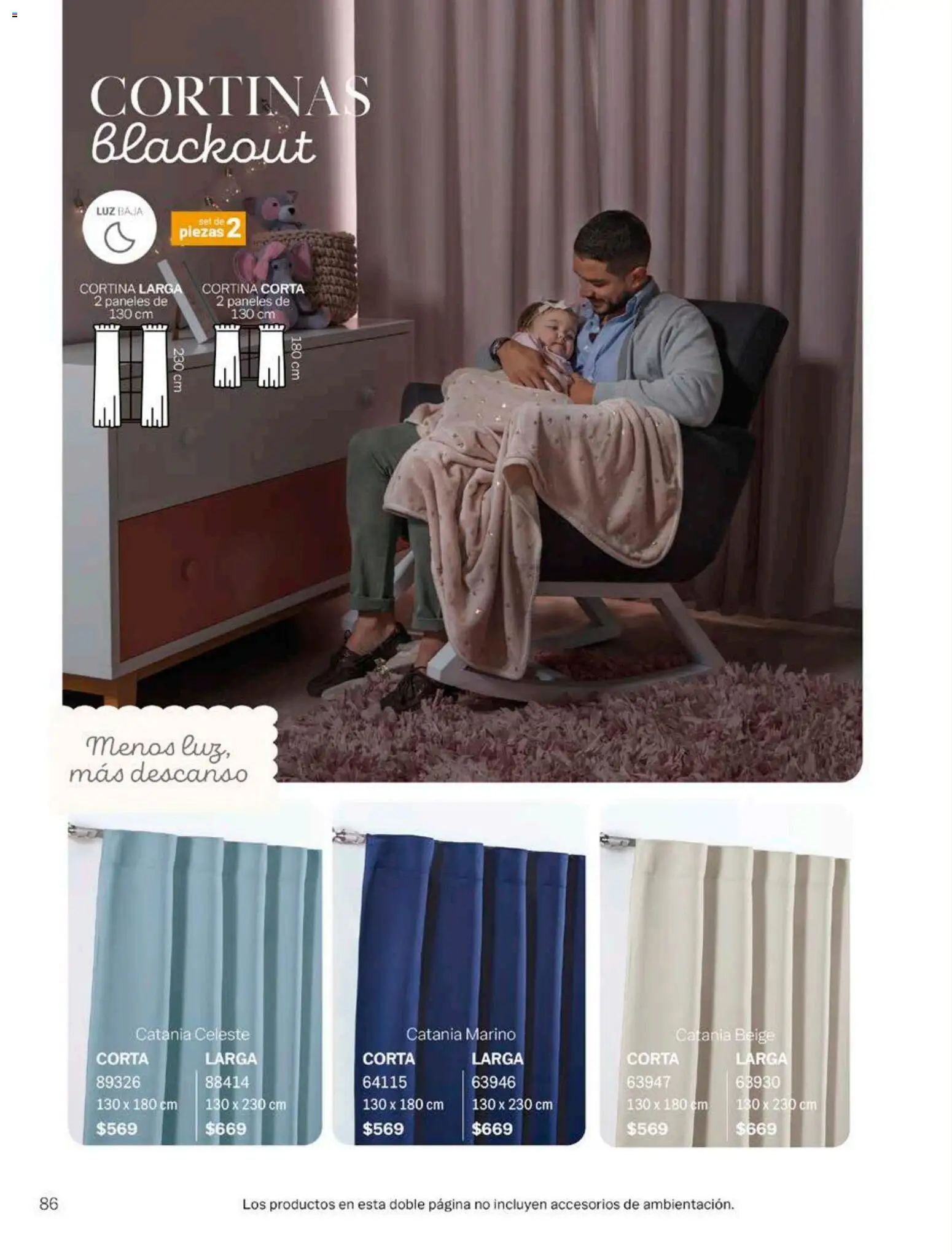 Nuevas ofertas de Vianney válidas en toda la República Mexicana desde el 17/08/2026. ¡Encuentra las mejores ofertas en Vianney catálogo Bebé! | Página: 88 | Productos: Cortinas