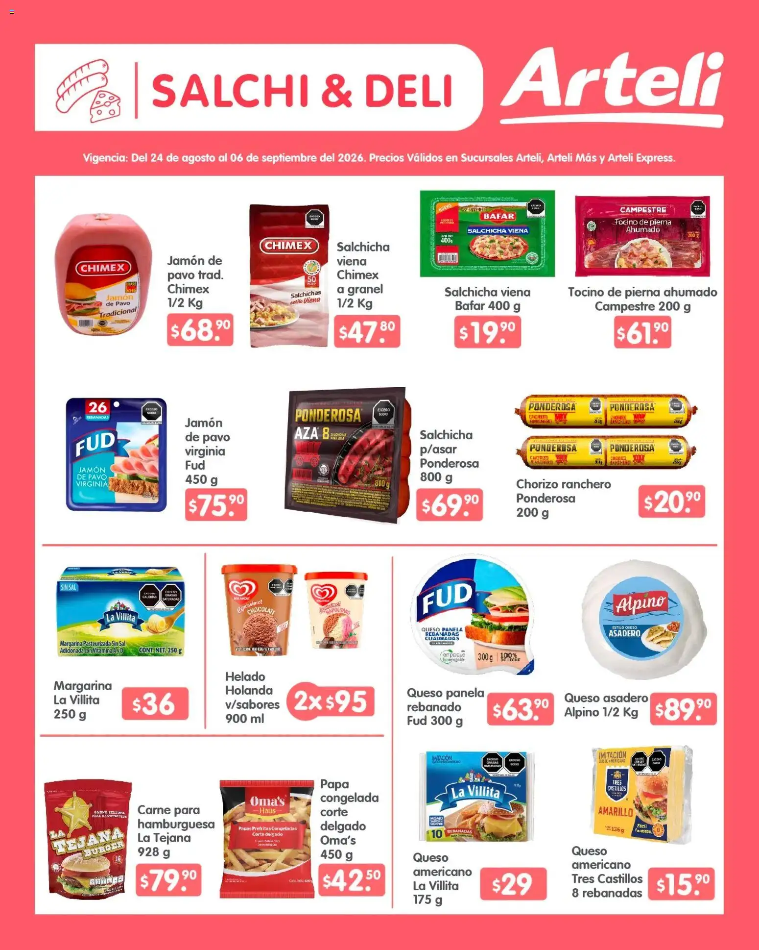 Nuevas ofertas de Arteli válidas en toda la República Mexicana desde el 24/08/2026. ¡Encuentra las mejores ofertas en Arteli folleto Quincenal! | Página: 6