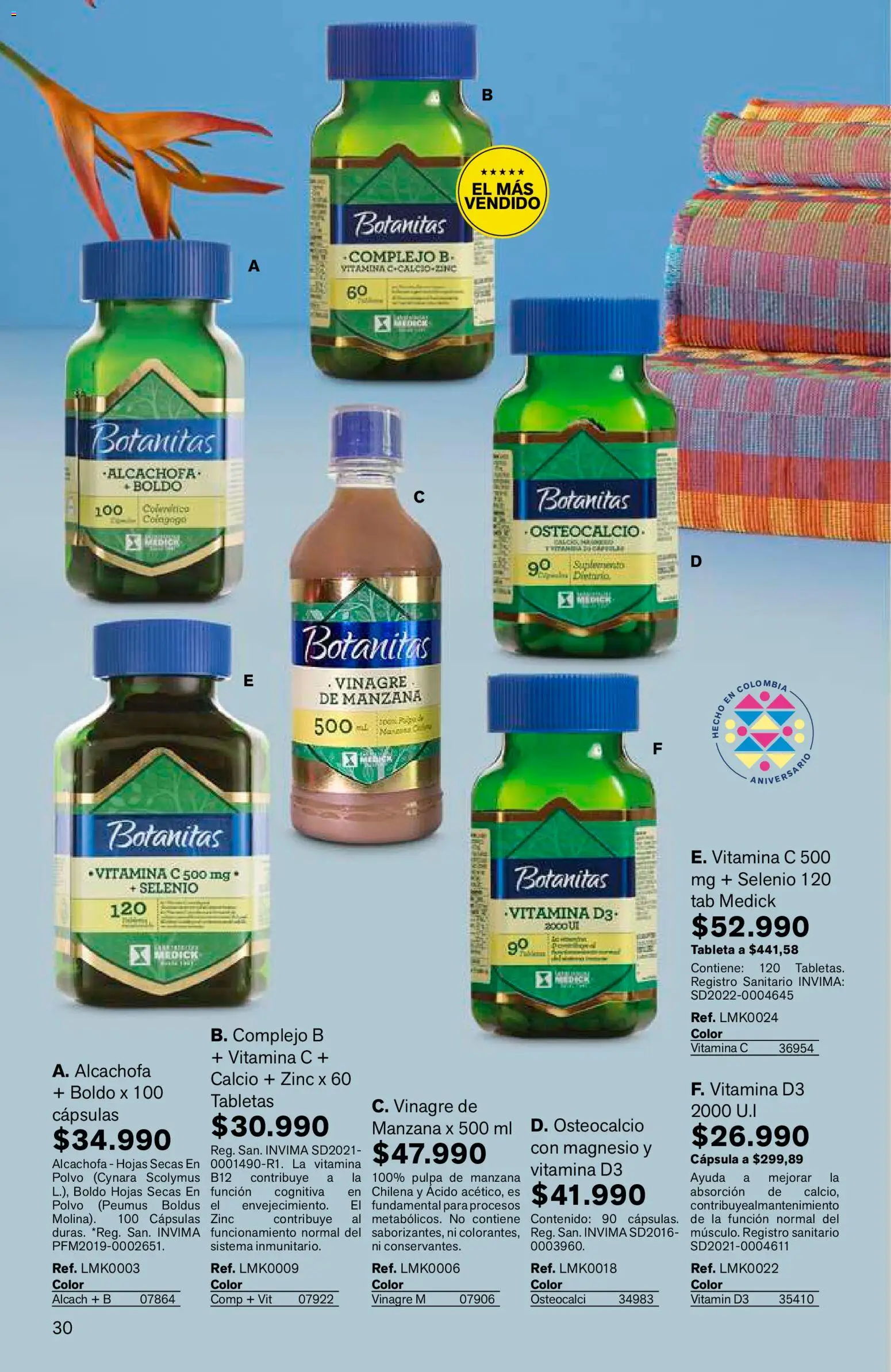 Leonisa revista - valida desde el 25/06/2026 | Página: 30 | Productos: Tableta, Sanitario, Polvo, Vinagre