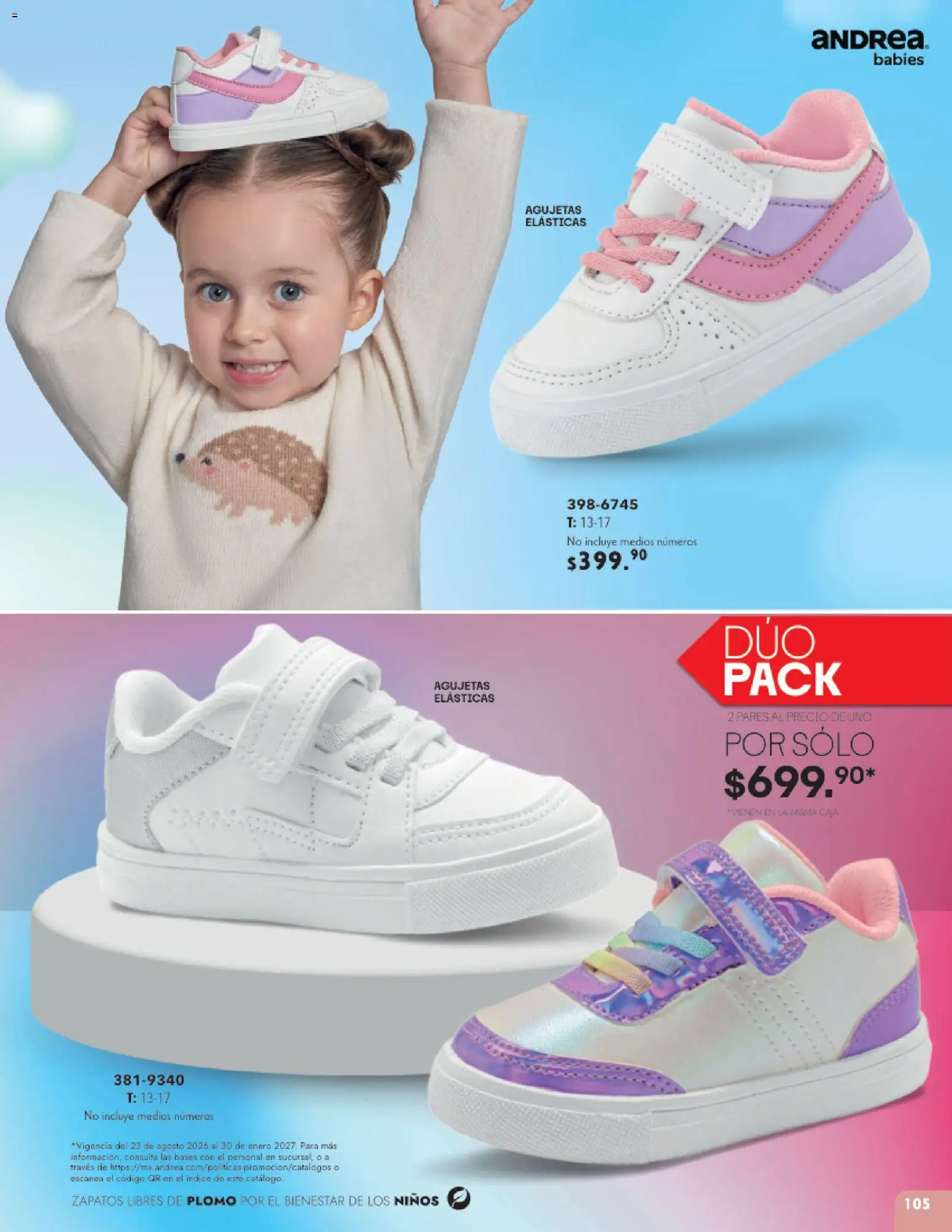 Nuevas ofertas de Andrea válidas en toda la República Mexicana desde el 23/08/2026. ¡Encuentra las mejores ofertas en Andrea catálogo Infantil Baby! | Página: 23