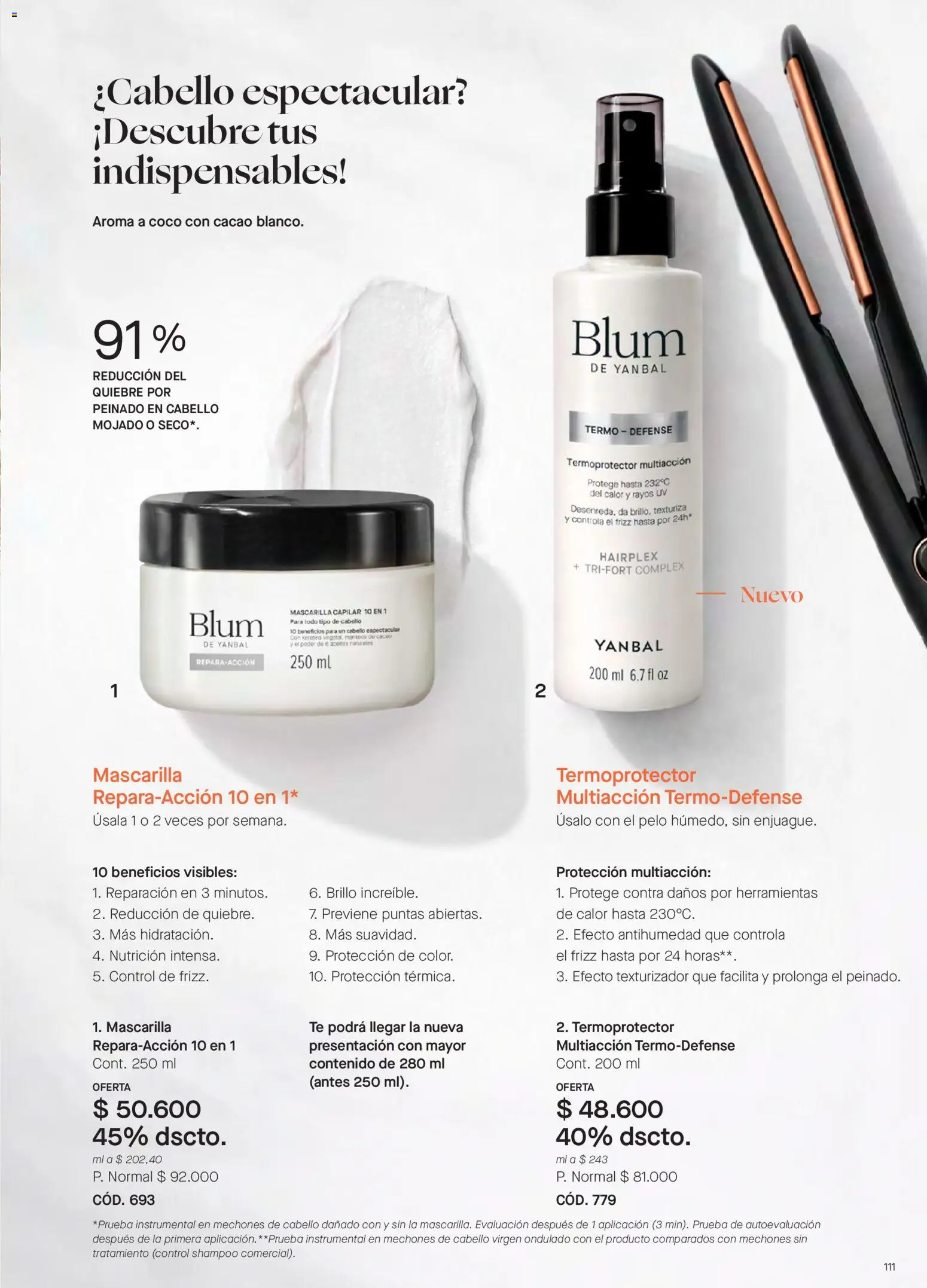 Yanbal revista - valida desde el 20/06/2026 | Página: 111 | Productos: Shampoo, Brillo, Mascarilla, Manteca