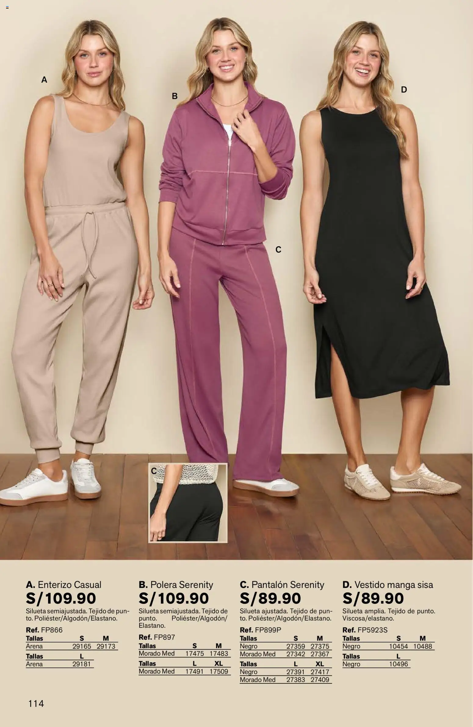 Catálogo Leonisa válido desde 24/08/2026 | Página: 114 | Productos: Polera, Vestido