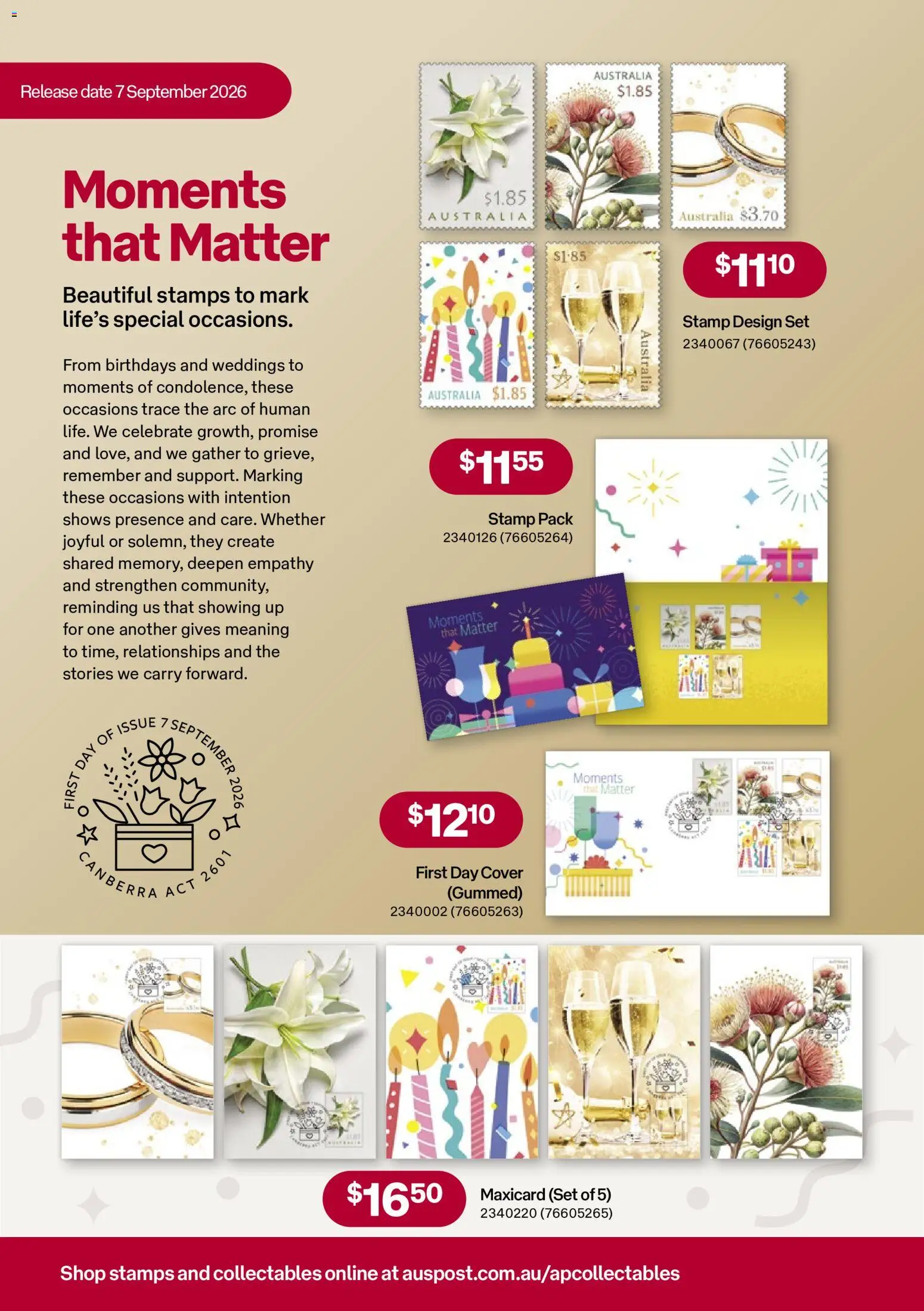 Australia Post catalogue - valid from 01/09/2026 | Page: 6 | Products: Date