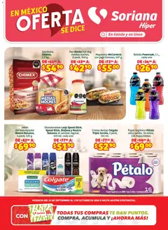 Vista previa de Soriana folleto, nuevo folleto de la tienda, válido en México a partir del 25/09/2026