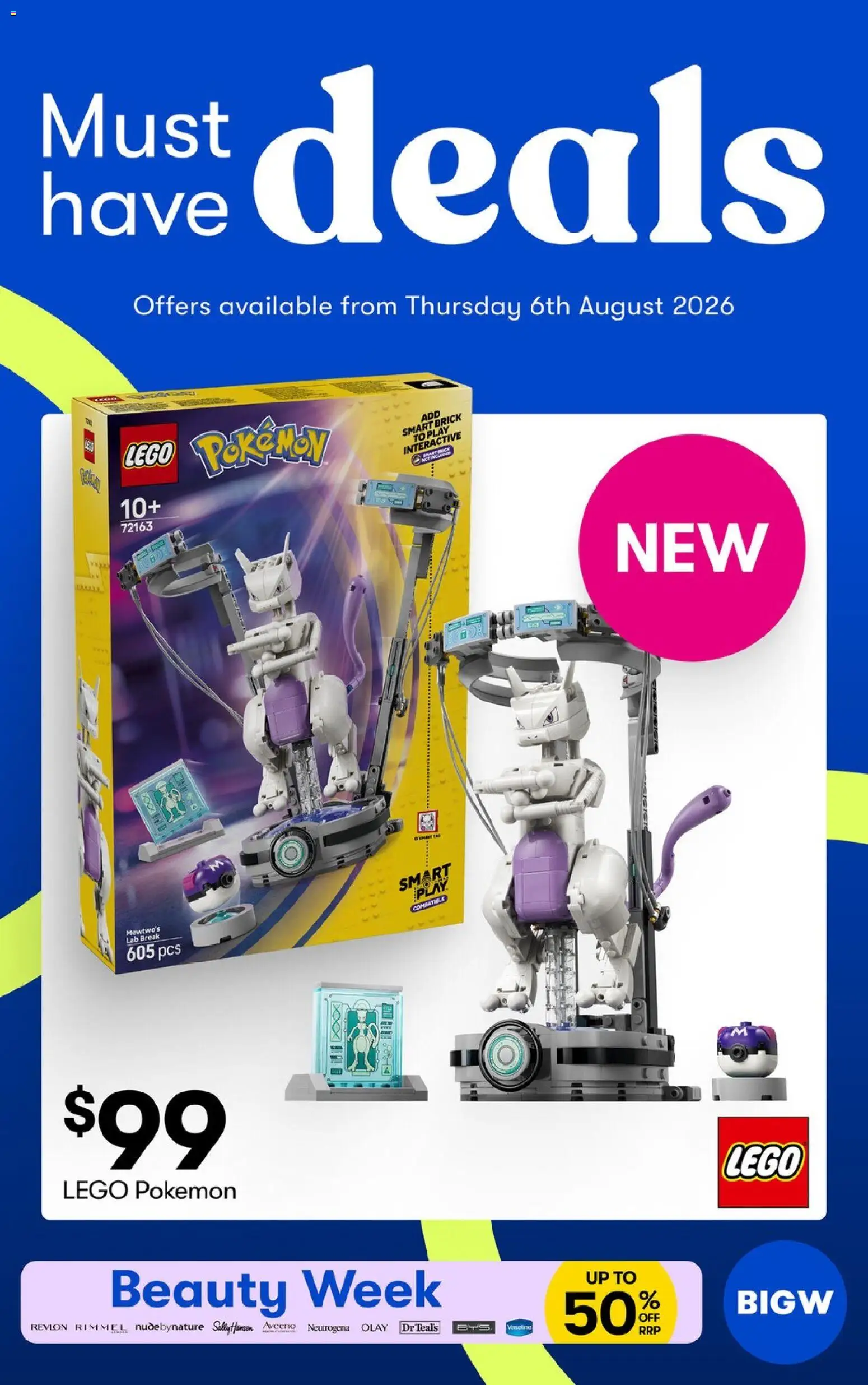 Big W catalogue - valid from 06/08/2026 | Page: 1 | Products: LEGO