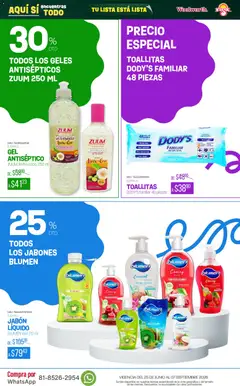 Vista previa de Del Sol y Woolworth catálogo Back To School, nuevo folleto de la tienda, válido en México a partir del 25/06/2026 | Página: 79 | Productos: Jabón líquido, Kiwi, Toallas, Jabón
