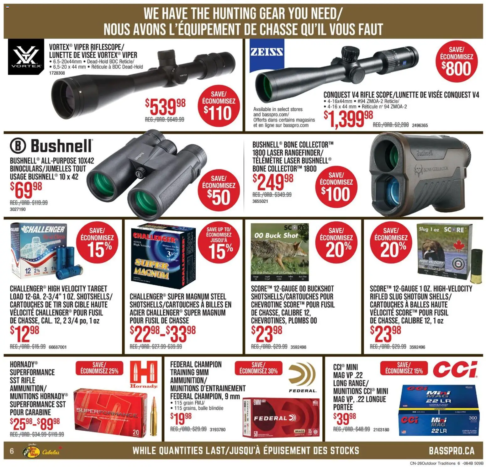 Cabelas flyer valid from Sep 24, 2026 | Page: 6