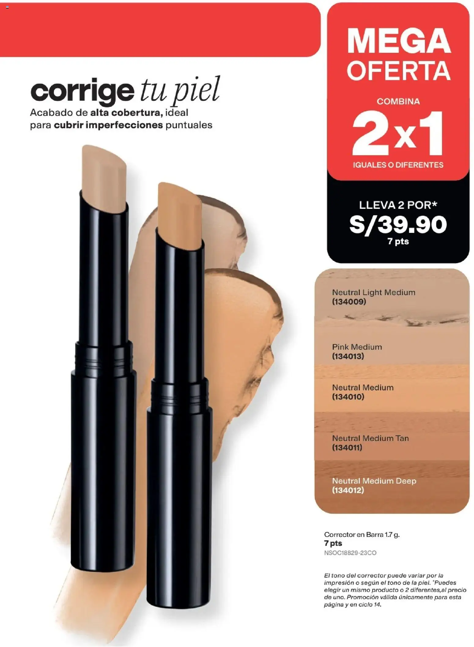 Catálogo Avon válido desde 29/08/2026 | Página: 223 | Productos: Corrector