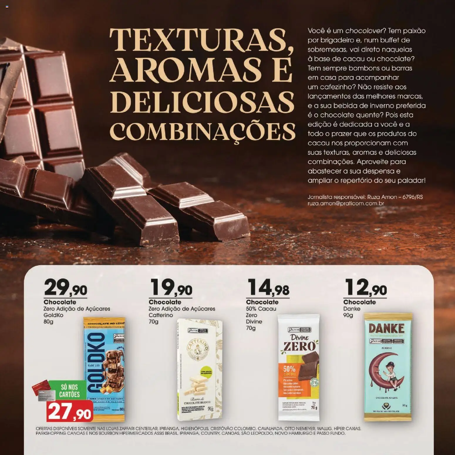 Zaffari Folheto - válido de 16/07/2026 | Página: 2 | Produtos: Leite, Chocolate, Base, Bebida