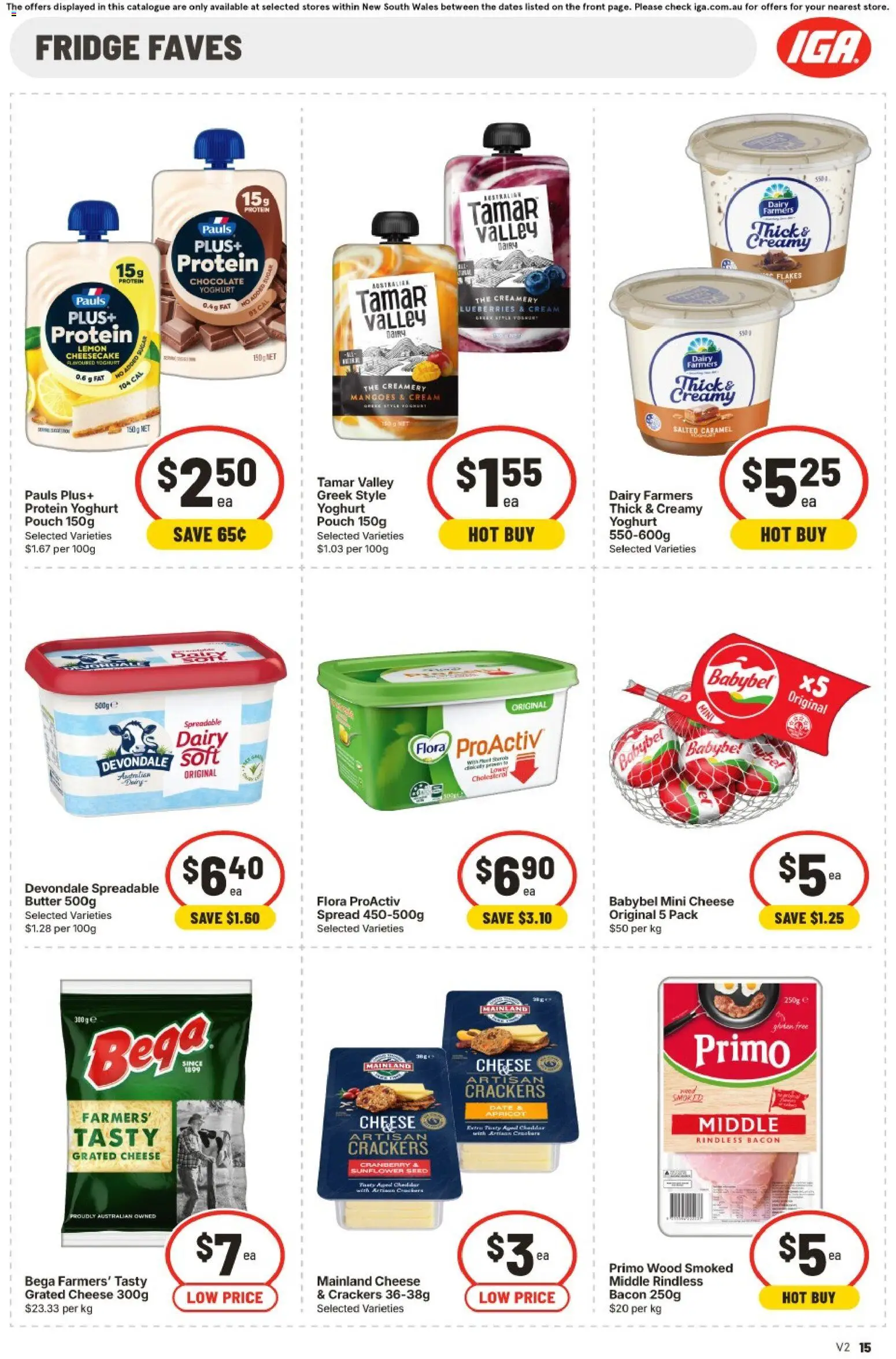 IGA catalogue - valid from 22/07/2026 | Page: 13 | Products: Butter, Chocolate, Flakes, Fridge