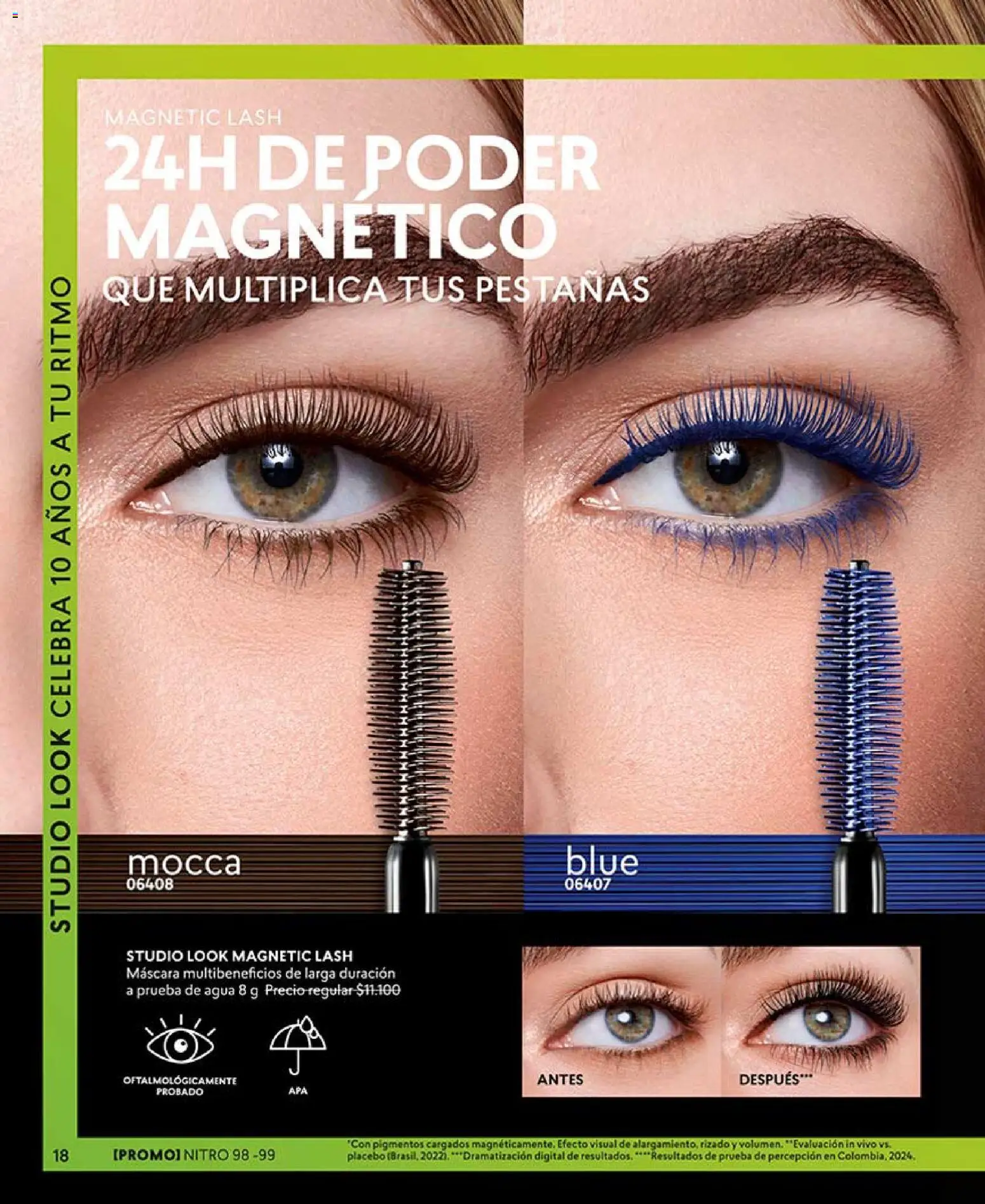 Catálogo CyZone Campaña 11 │ válido desde el 14.06.2026 | Página: 18 | Productos: Agua, Máscara