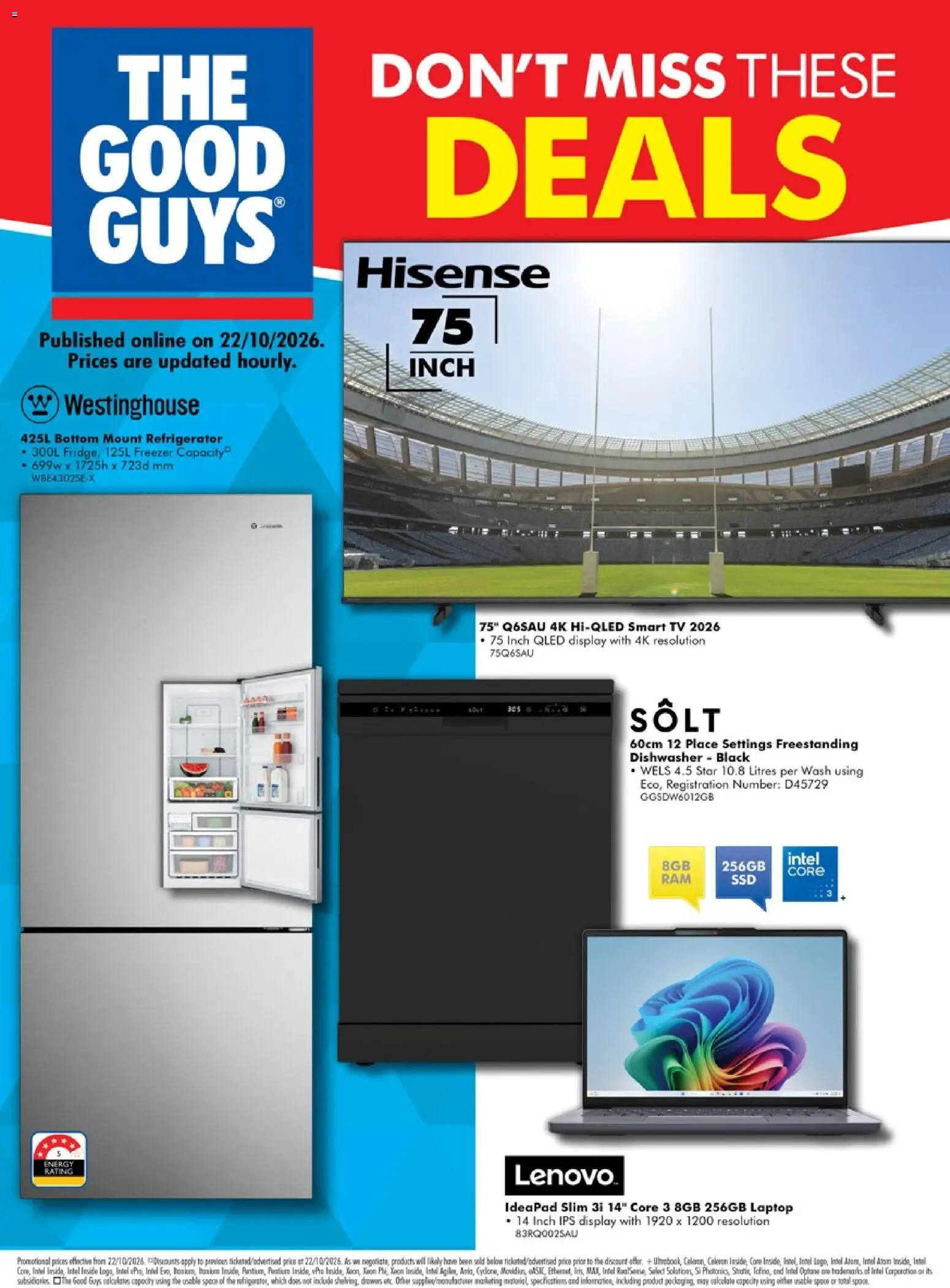 The Good Guys catalogue - valid from 22/10/2026 | Page: 1