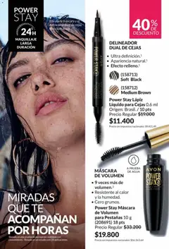 Vista previa Catálogo AVON Campaña 5/2026 válido desde el 01.05.2026 | Página: 34 | Productos: Maquillaje, Delineador, Agua, Té