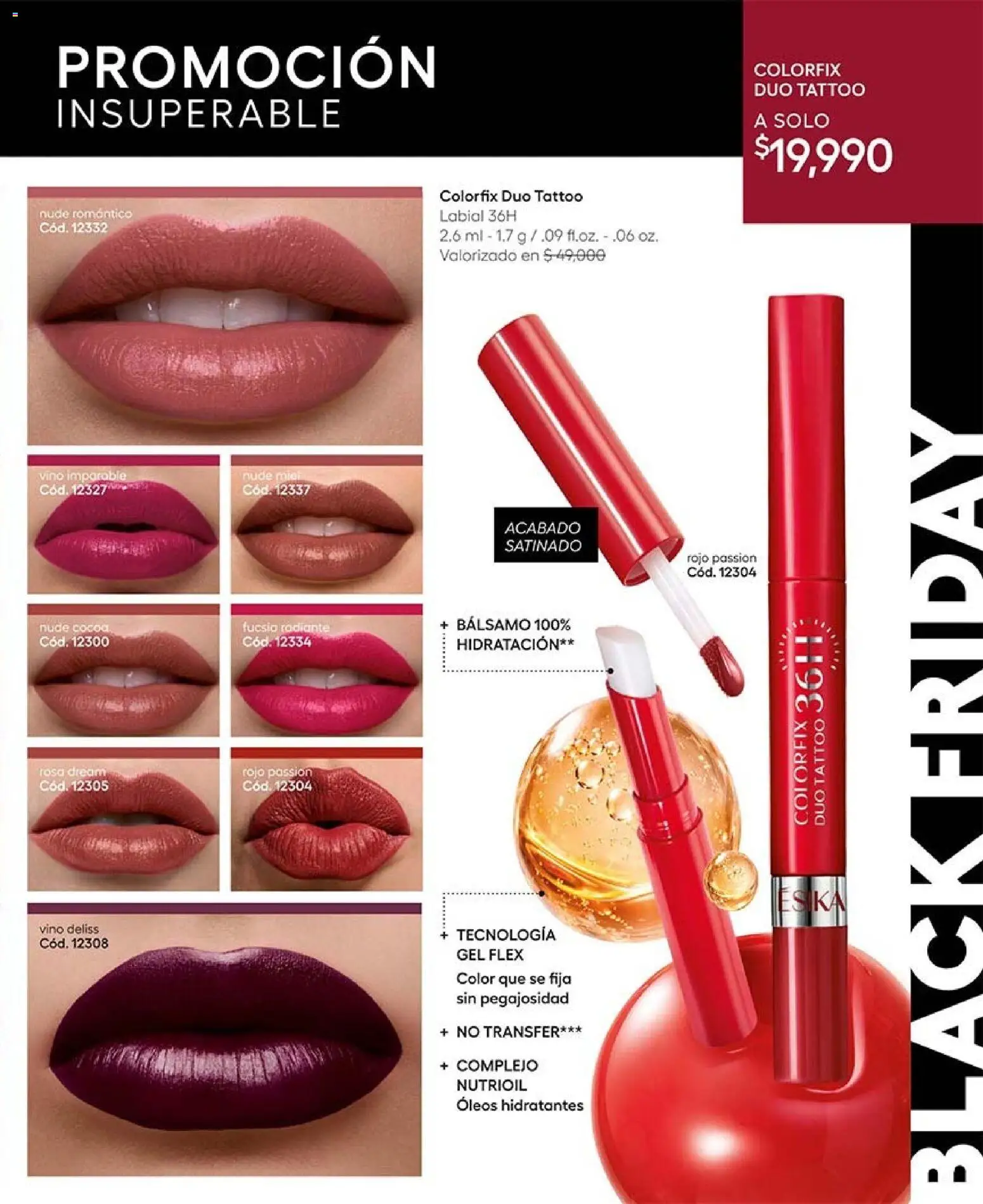 Ésika revista - valida desde el 30/10/2026 | Página: 49 | Productos: Bálsamo, Vino