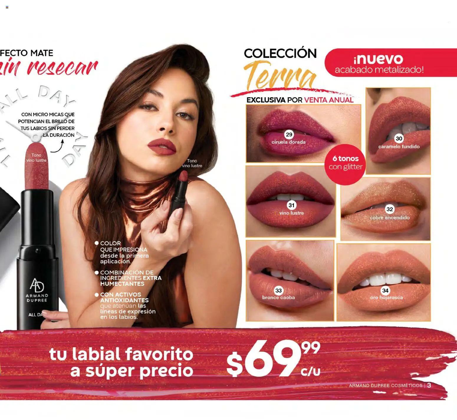 Nuevas ofertas de Fuller válidas en toda la República Mexicana desde el 05/08/2026. ¡Encuentra las mejores ofertas en Fuller campaña 9 2026! | Página: 3 | Productos: Brillo, Glitter, Ingredientes, Mate