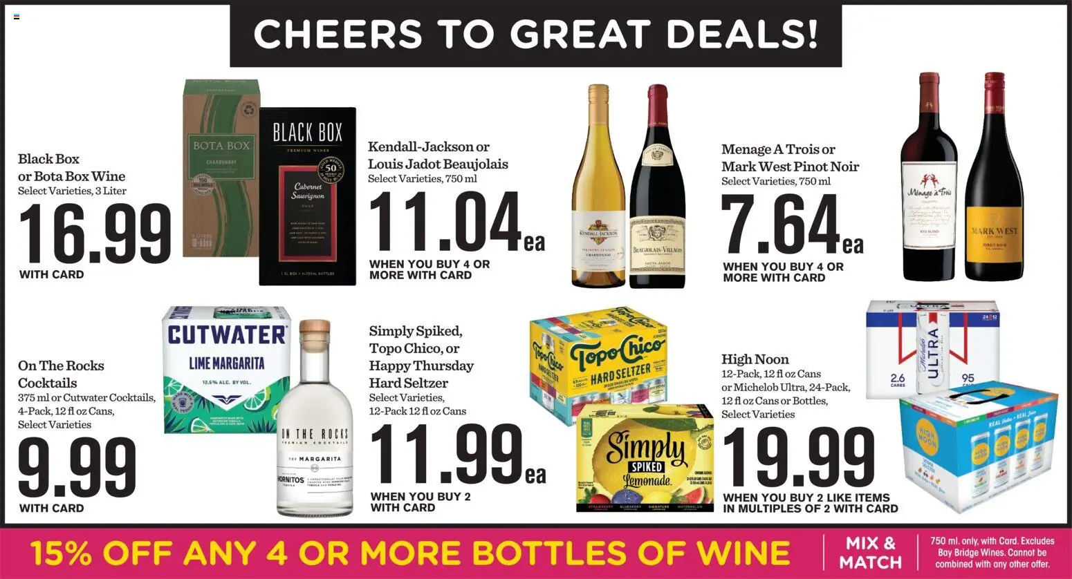 Mariano's Weekly Ad - valid from 07/01/2026 | Page: 14 | Products: Box, Wine, Lime