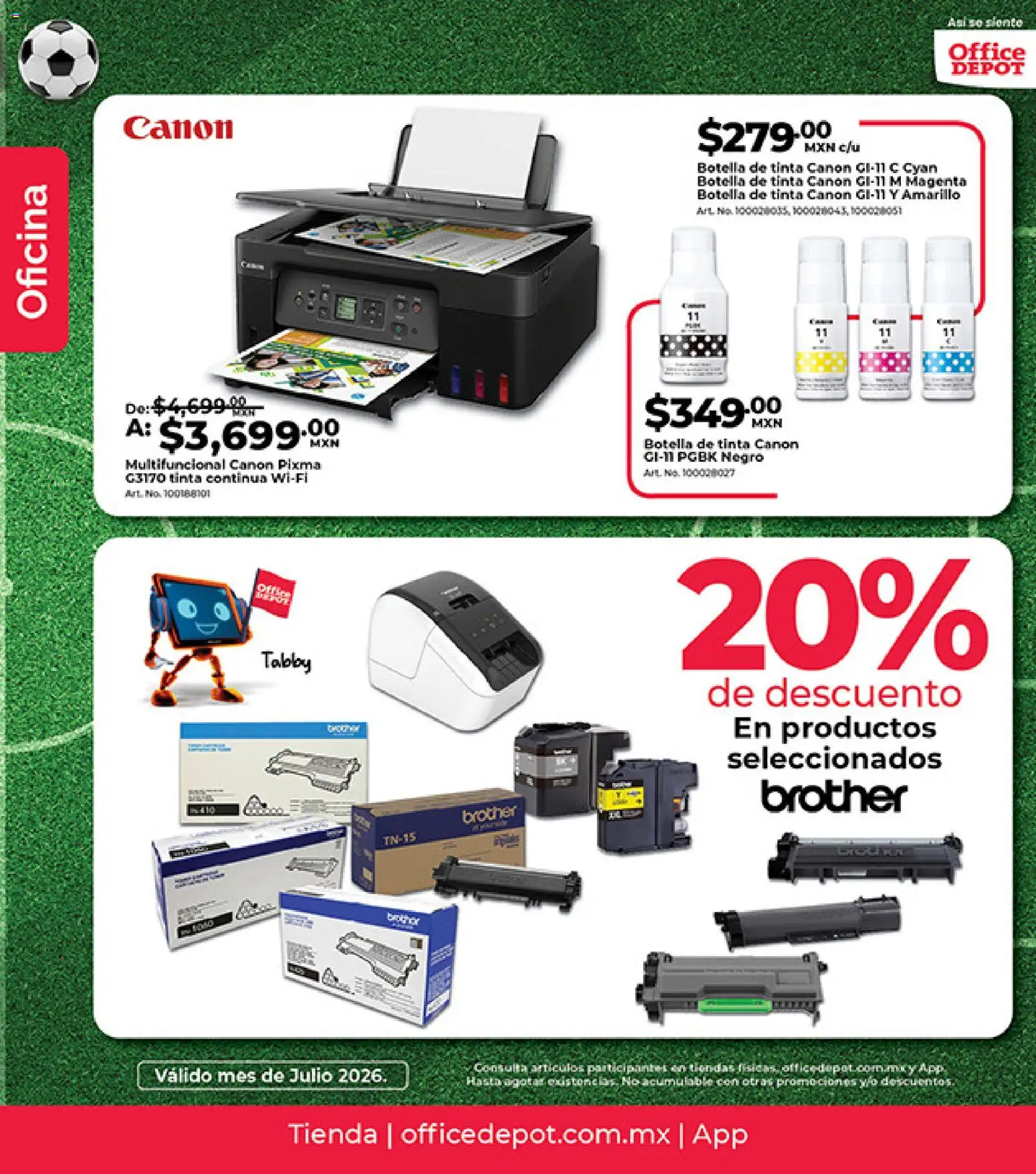 Nuevas ofertas de Office Depot válidas en toda la República Mexicana desde el 01/07/2026. ¡Encuentra las mejores ofertas en Office Depot catálogo! | Página: 8