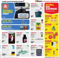 Preview of Home Hardware weekly flyer / circulaire from shop Home Hardware valid from Sep 10, 2026