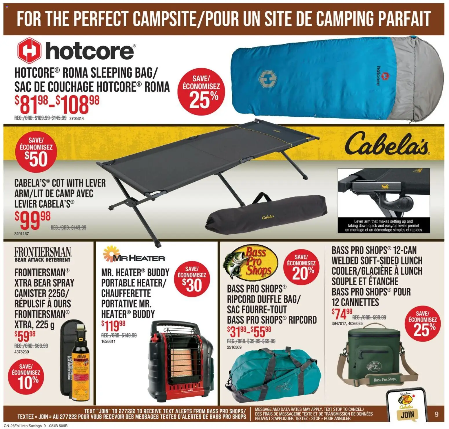 Cabelas flyer valid from Sep 10, 2026 | Page: 9
