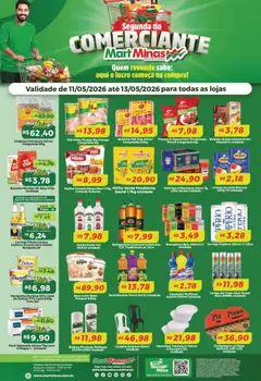 Mart Minas ofertas Segunda do Comerciante - Pré-Visualização do folheto da loja Mart Minas, válido de 11.05.2026