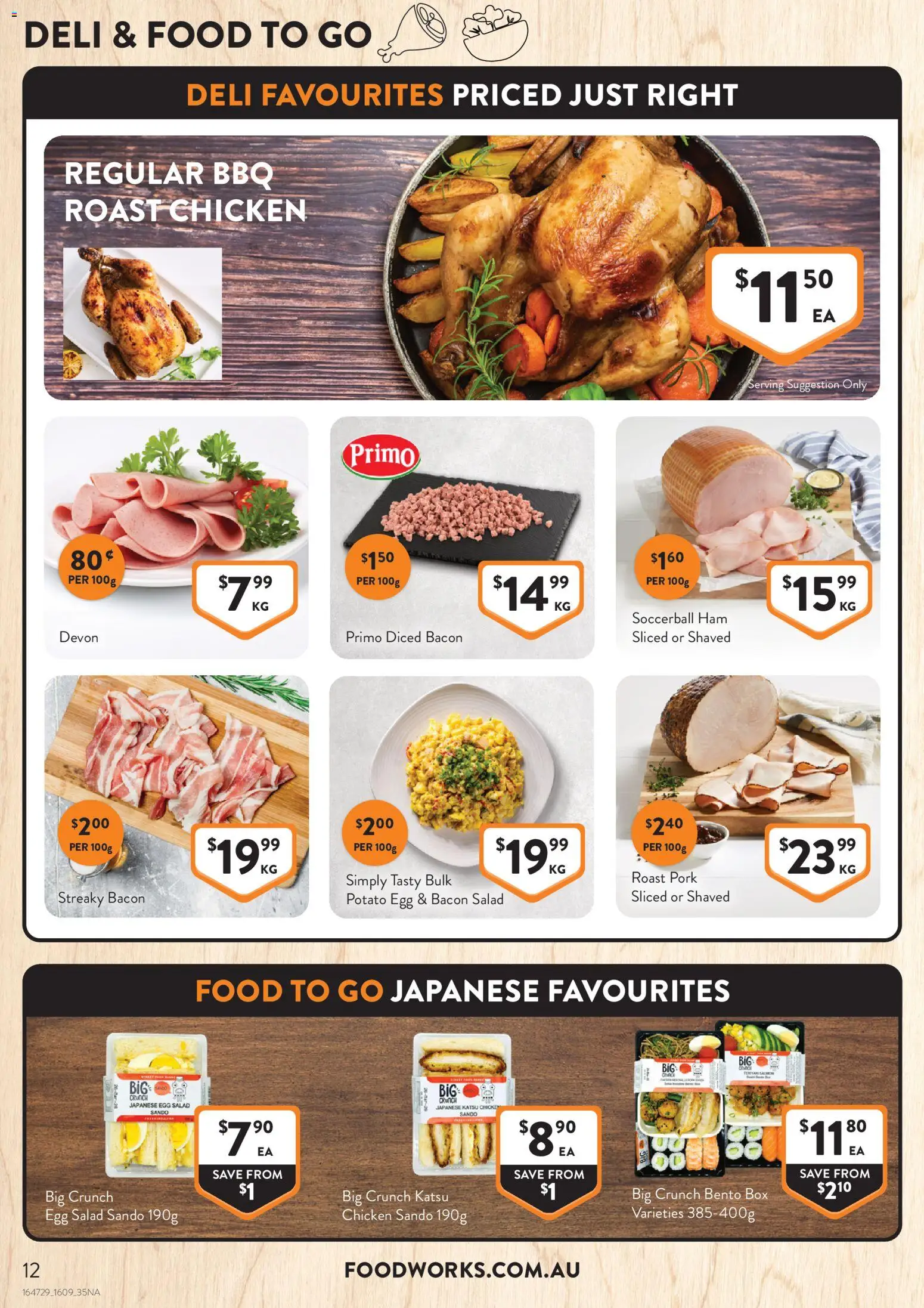 Foodworks catalogue - valid from 16/09/2026 | Page: 12 | Products: Food, Box, Pork, Salad