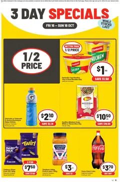 Preview of IGA ACT 3 Day Specials - valid from 16/10/2026