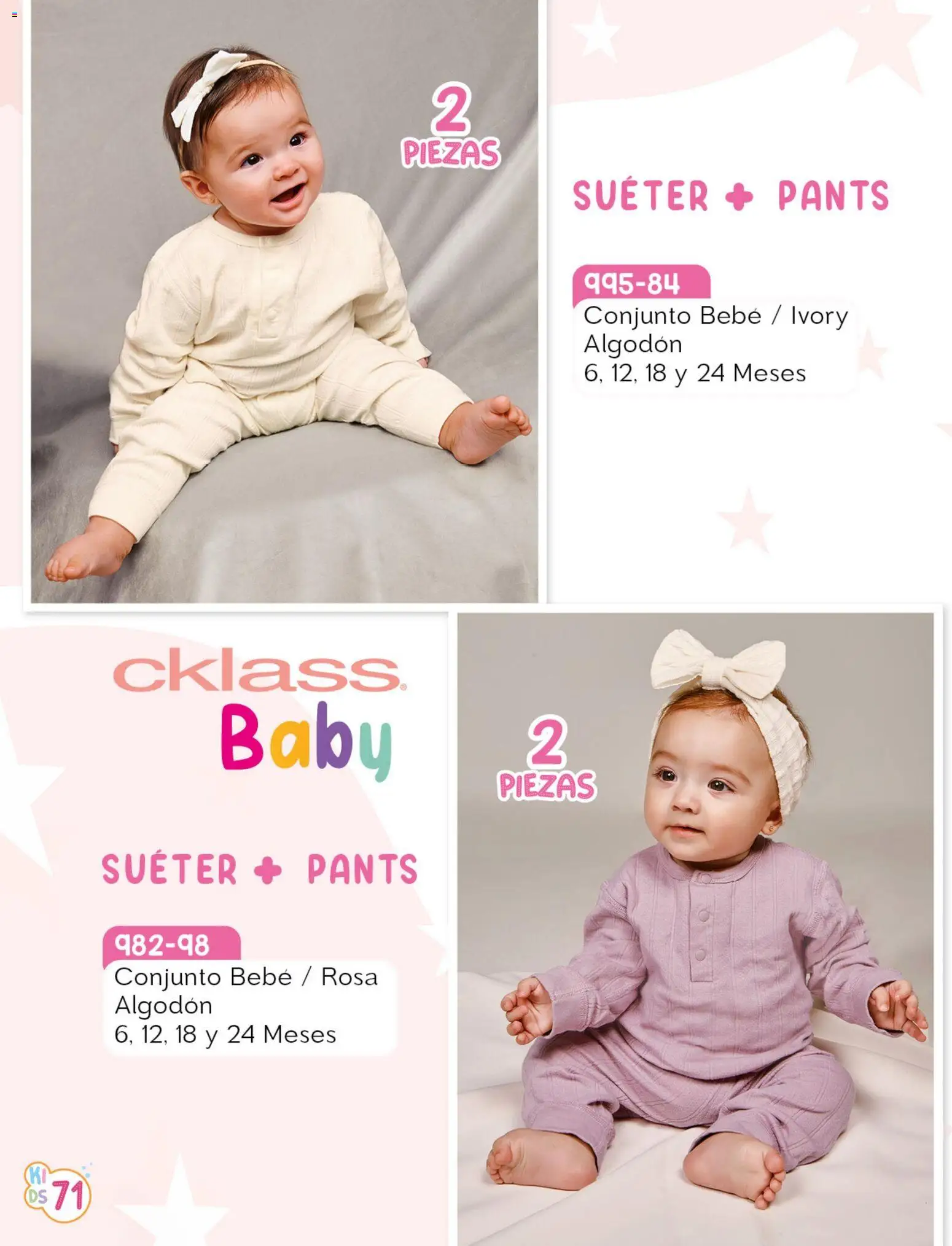 Nuevas ofertas de Cklass válidas en toda la República Mexicana desde el 08/07/2026. ¡Encuentra las mejores ofertas en Cklass catálogo Kids niño! | Página: 157 | Productos: Suéter, Algodón, Conjunto, Pants
