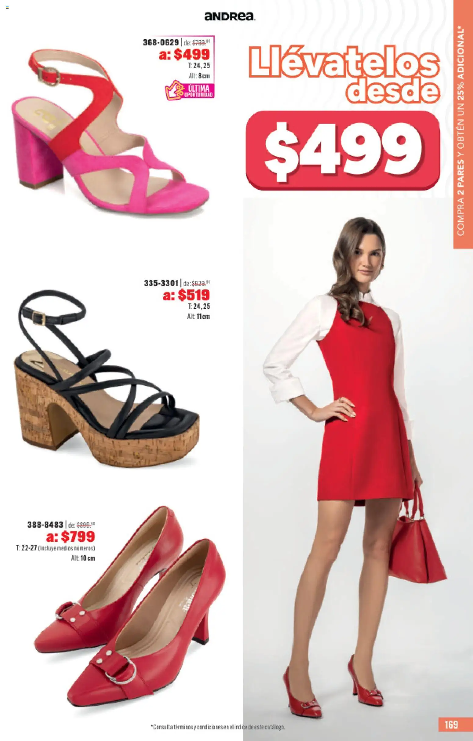 Nuevas ofertas de Andrea válidas en toda la República Mexicana desde el 31.05.2026. ¡Encuentra las mejores ofertas en Andrea catálogo Outlet! | Página: 169