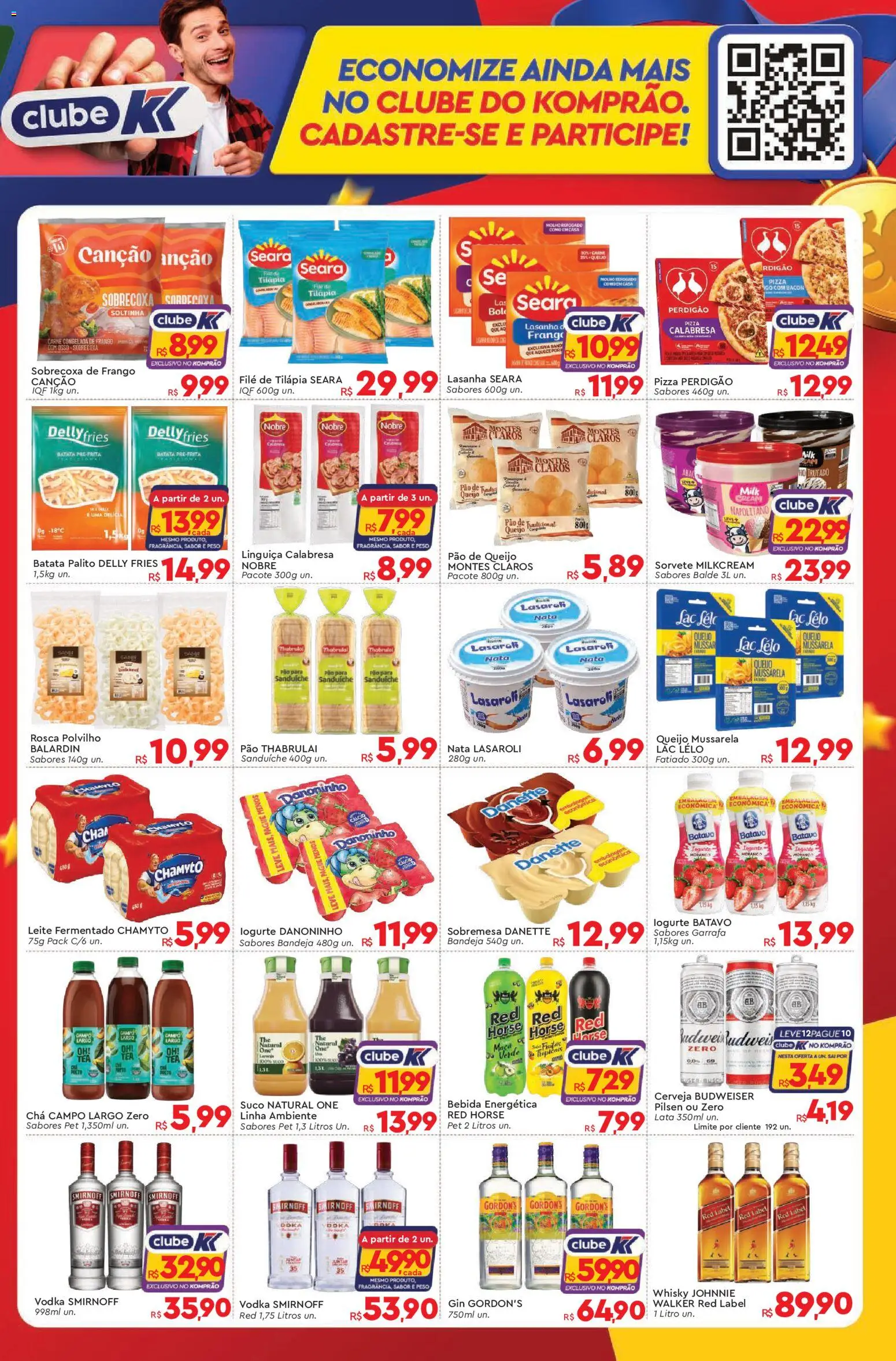 Komprao Atacadista Folheto - válido de 25/07/2026 | Página: 3 | Produtos: Whisky, Chá, Bebida, Pão de queijo