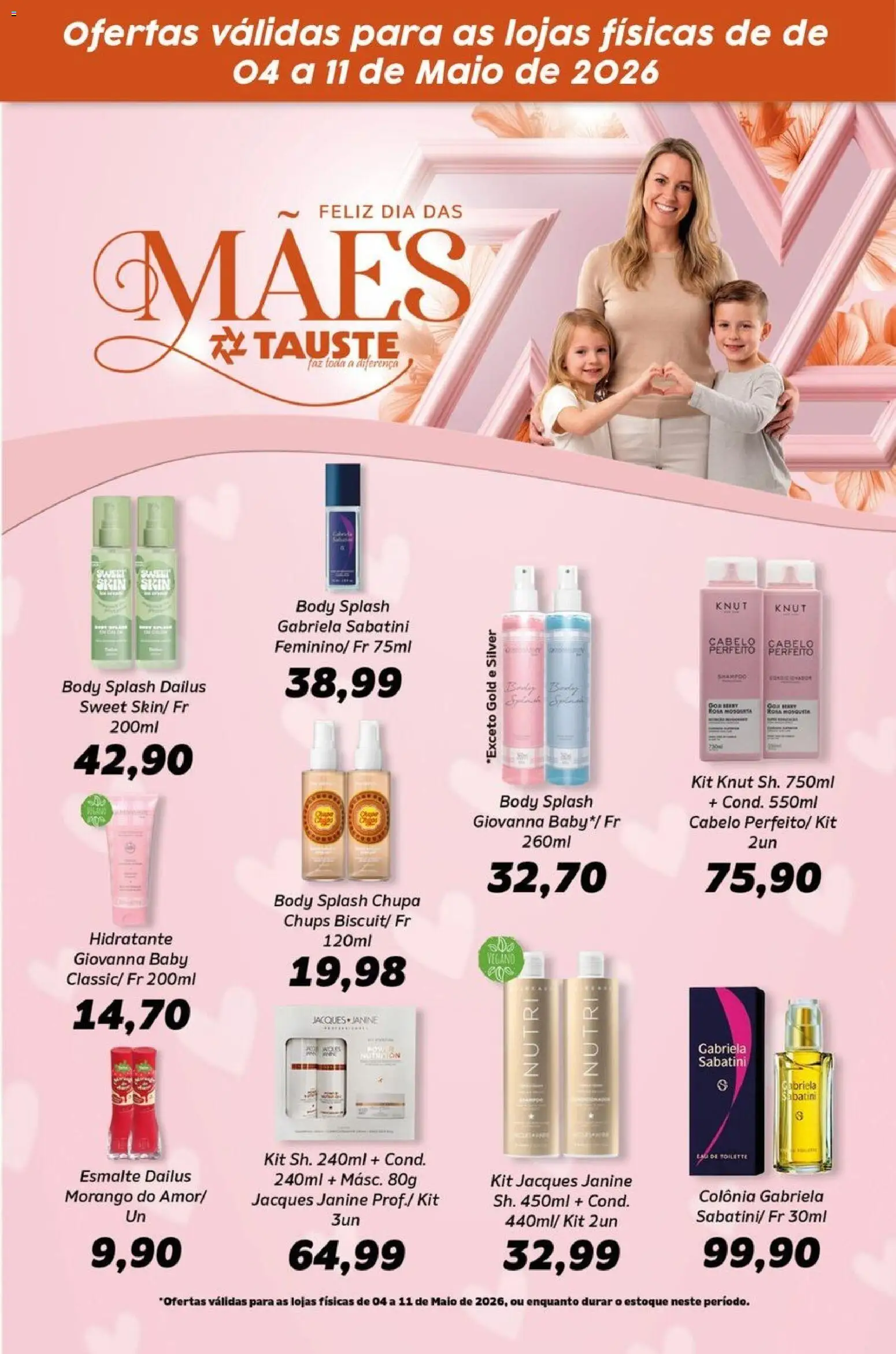 Tauste Folheto - válido de 04.05.2026 | Página: 1 | Produtos: Maiô, Body