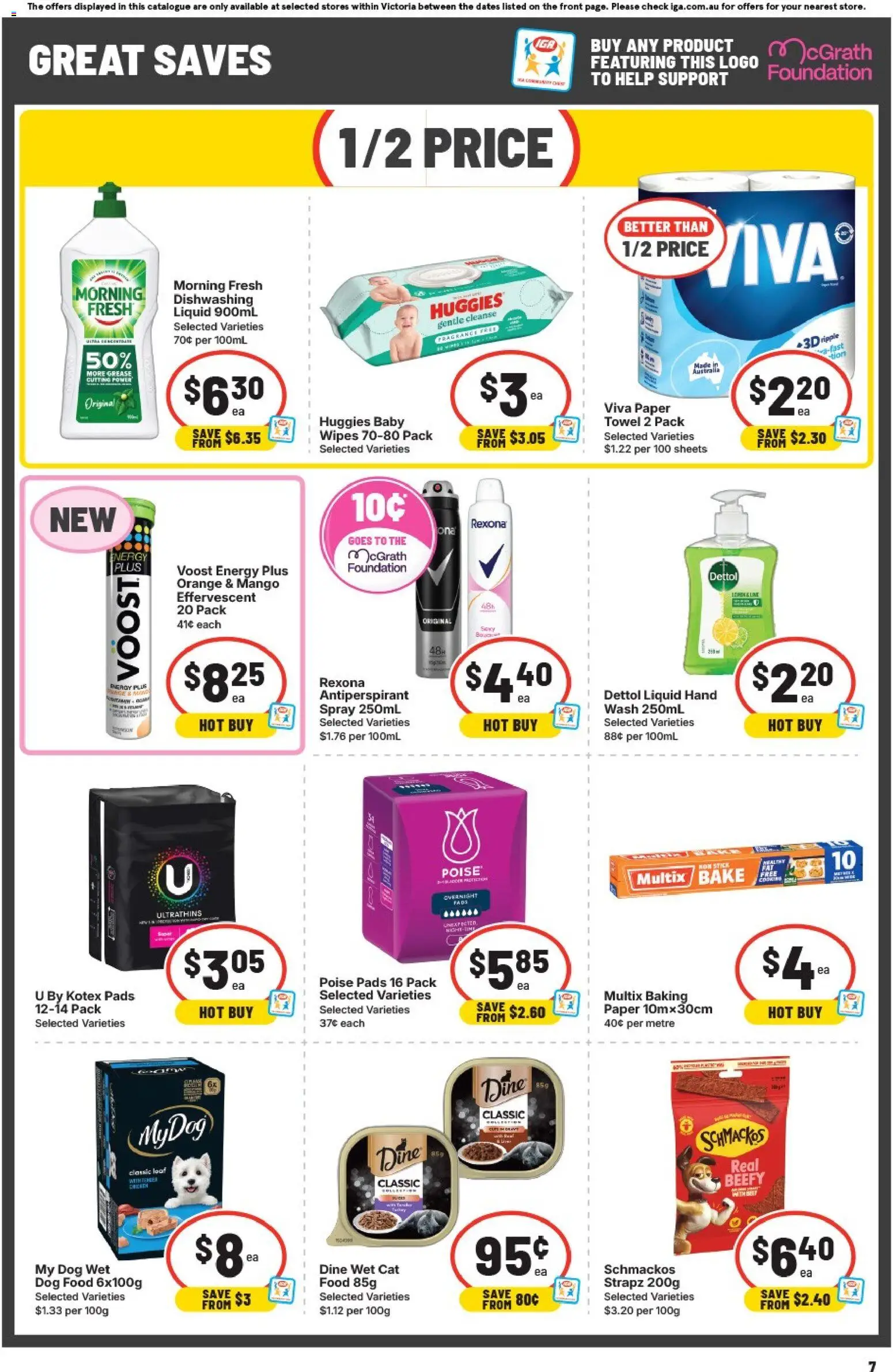 IGA catalogue - valid from 09/09/2026 | Page: 8 | Products: Fragrance, Antiperspirant, Dog food, Foundation