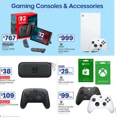 Preview of Officeworks catalogue - valid from 01/10/2026 | Page: 4 | Products: Accessories, Controller, Xbox, Robot